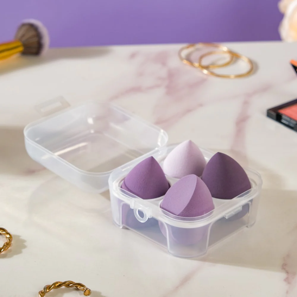 Plush Beauty Blender Purple Set of 4 - Image 8