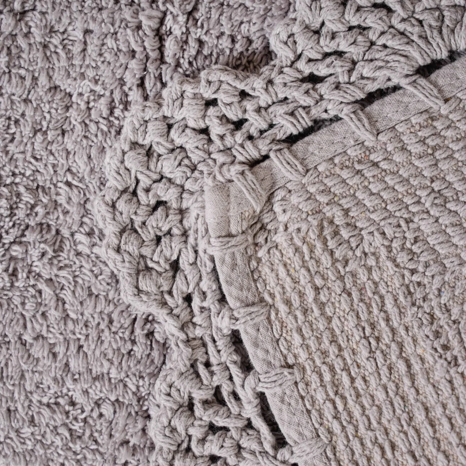 Plush Crochet Cotton Door Mats Set Of 2 29x21 Inch - Image 10