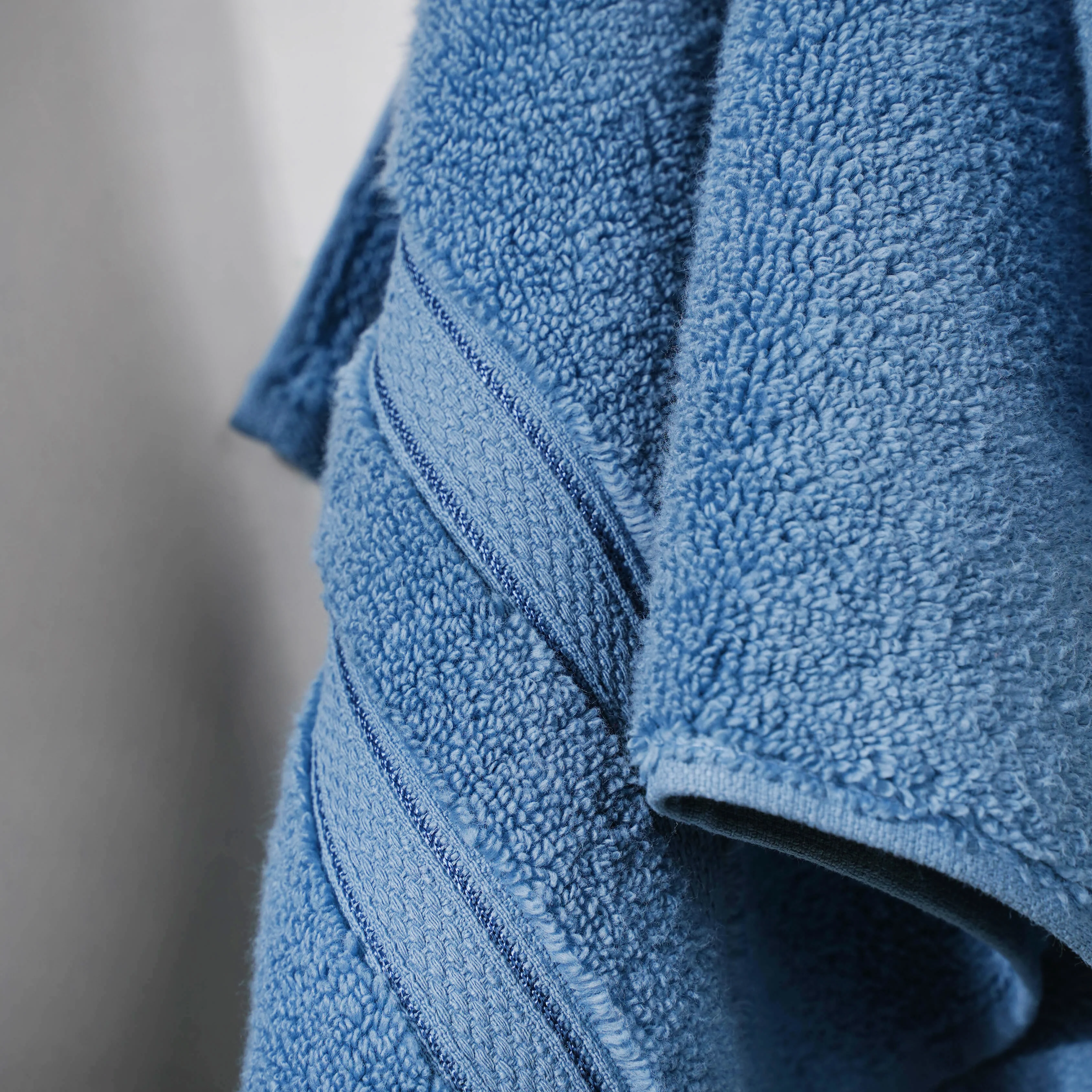 Plushy Bubbly Blue 100% Cotton Towel Set of 2 - Image 6