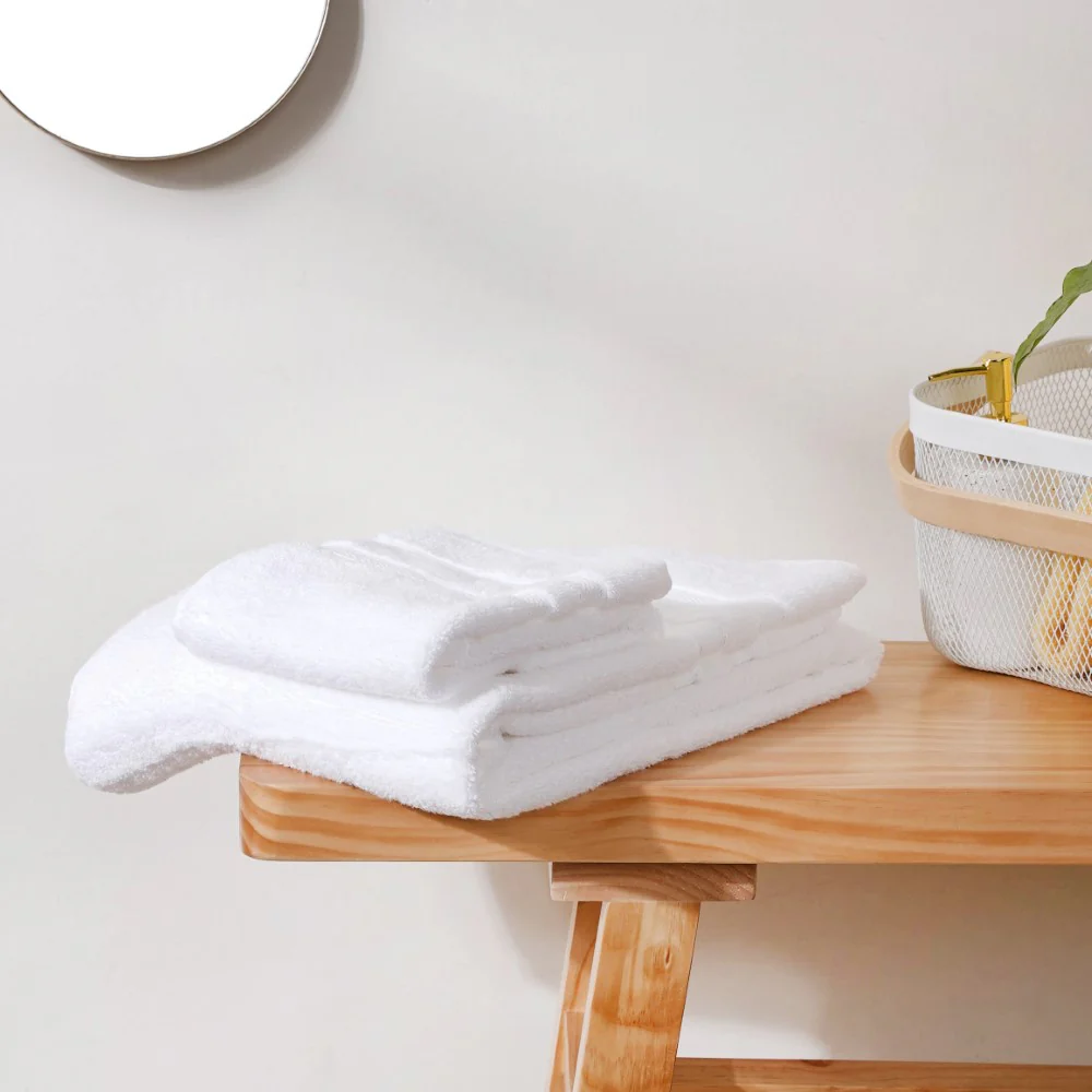 Plushy Snow White 100% Cotton Towel Set of 2 - Image 5