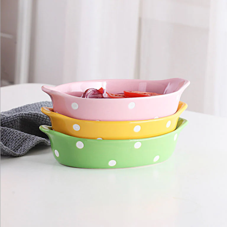 Polka Dots Dish 400 ml - Image 4