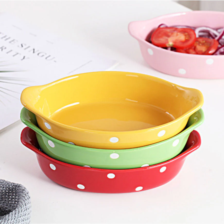Polka Dots Dish 400 ml - Image 6