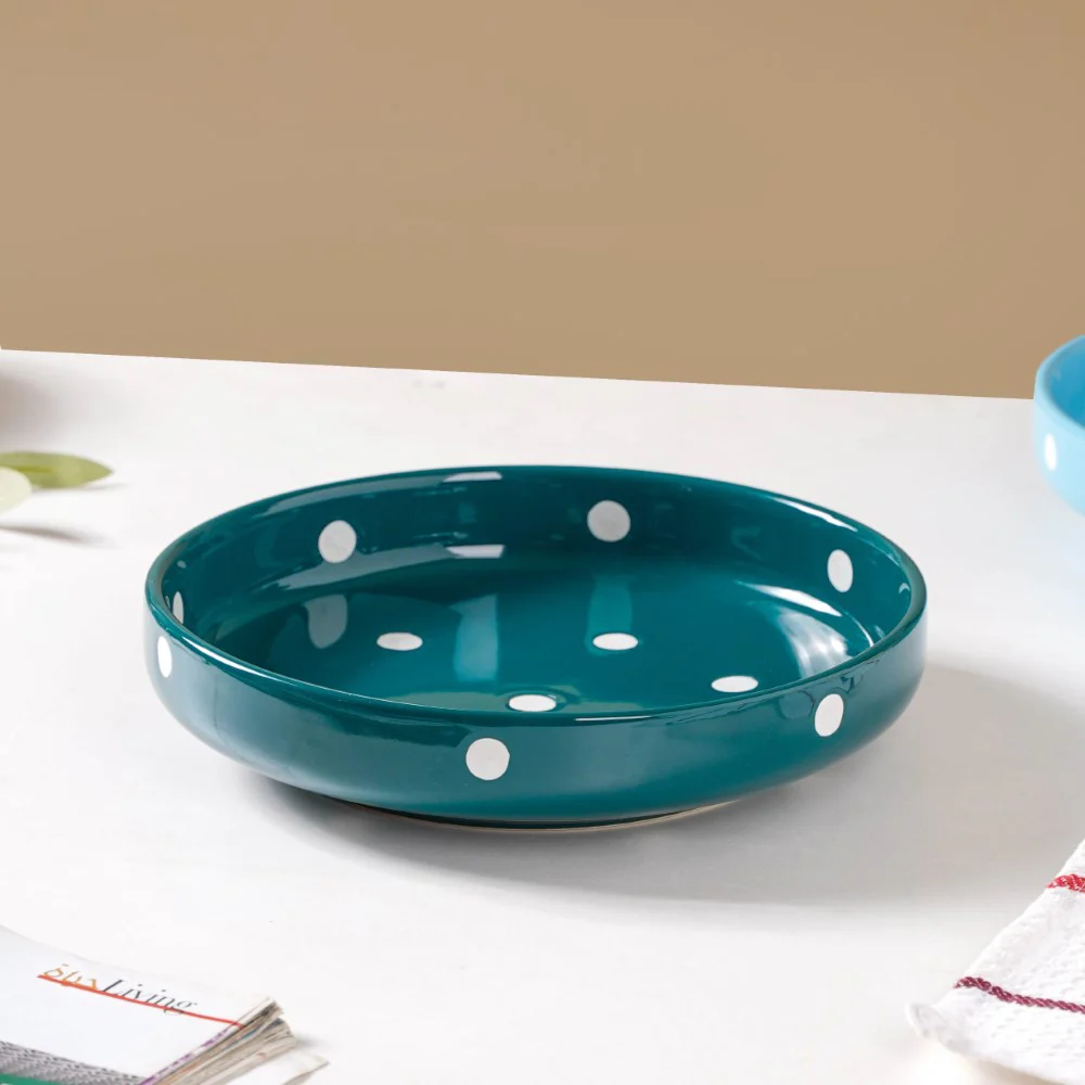 Polka Dots Round Deep Plate - Image 11