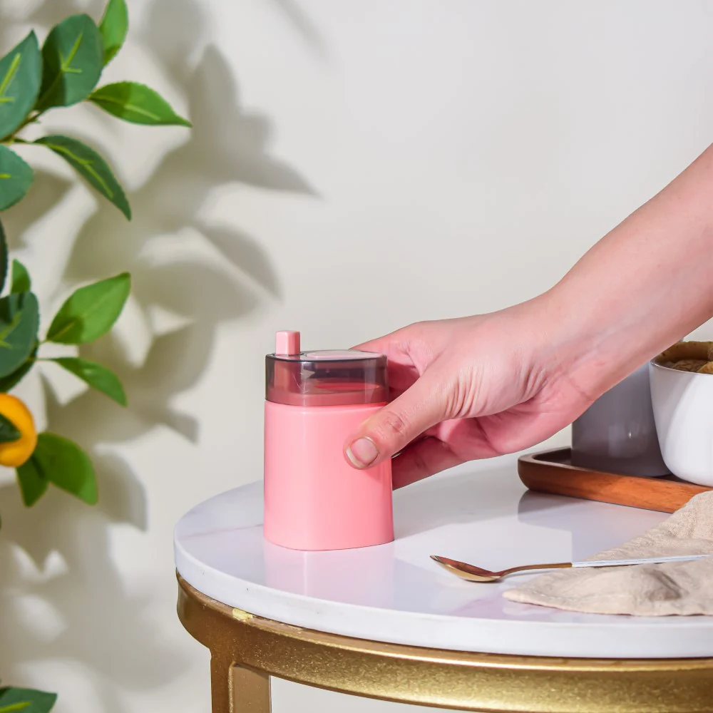 Pop-Up Toothpick Holder Dispenser Pink - Image 3