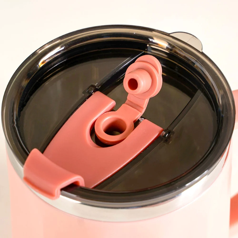 Portable Desk Coffee Mug Pink 400ml - Image 6