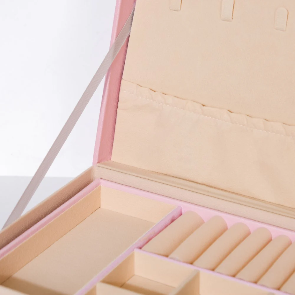Portable Jewellery Organiser Pink - Image 14