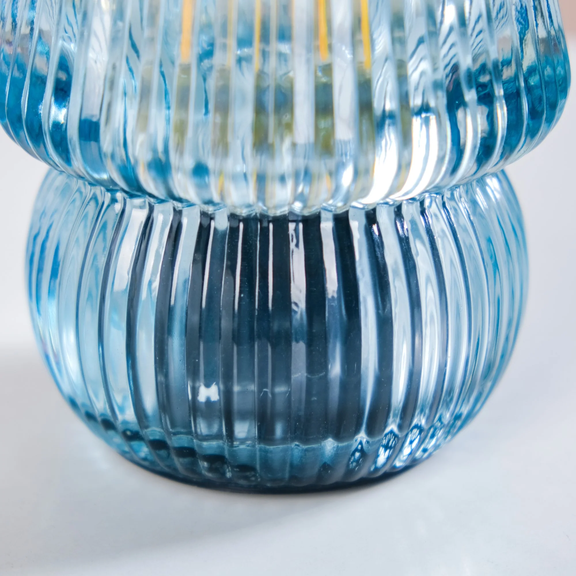 Portable LED Glass Table Lamp Blue - Image 8