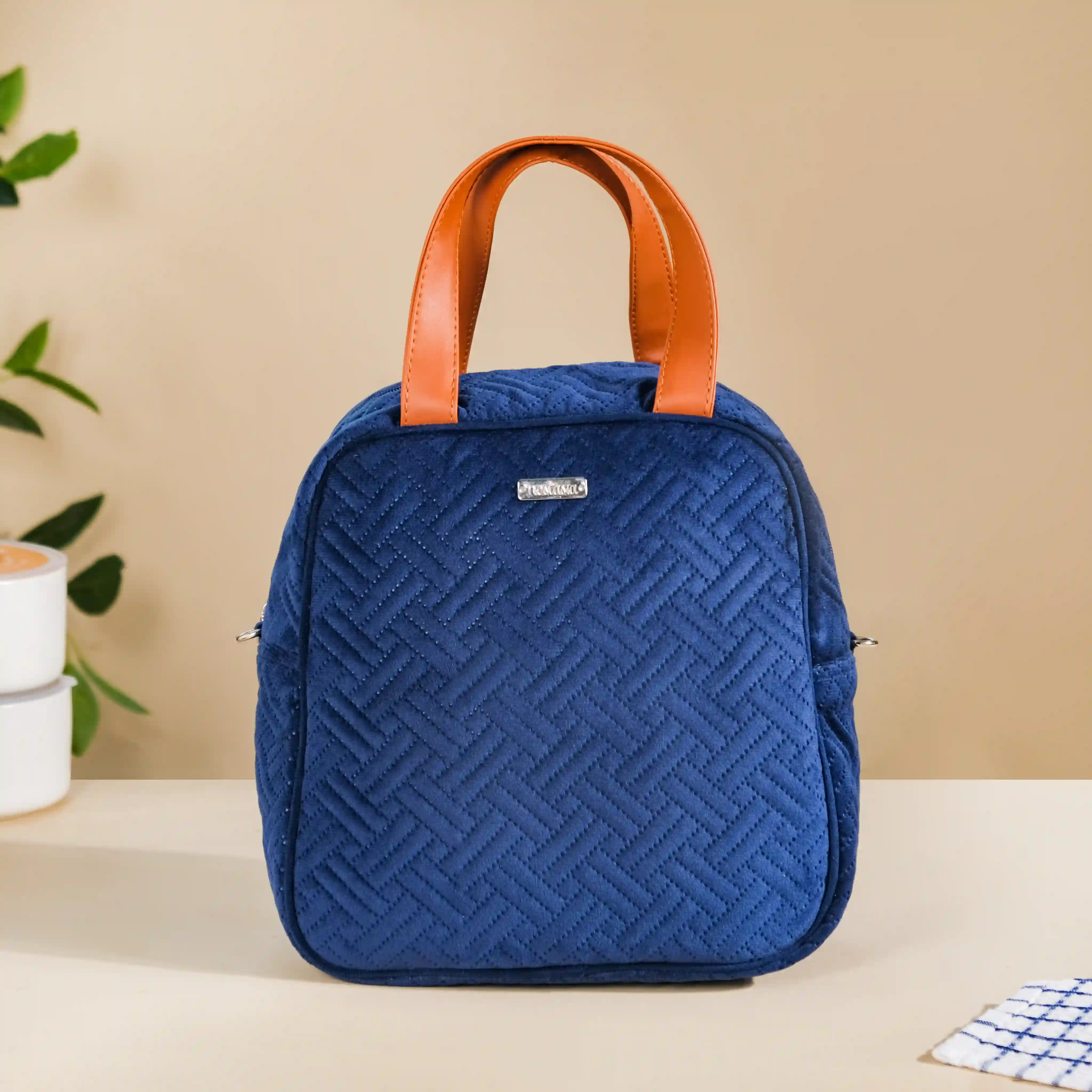 Portable Thermal Insulated Lunch Bag Blue - Image 20