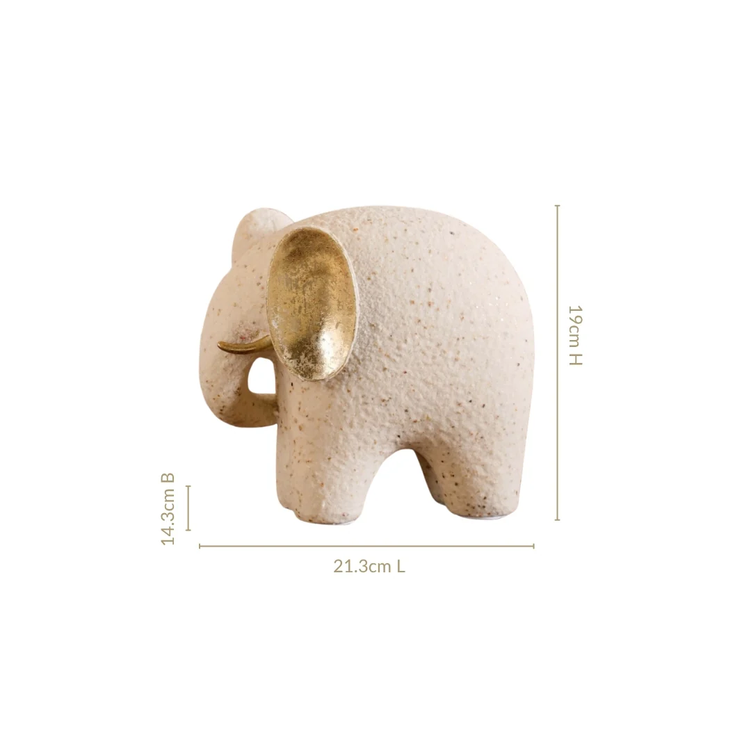 Premium Tabletop Elephant Figure - Image 3