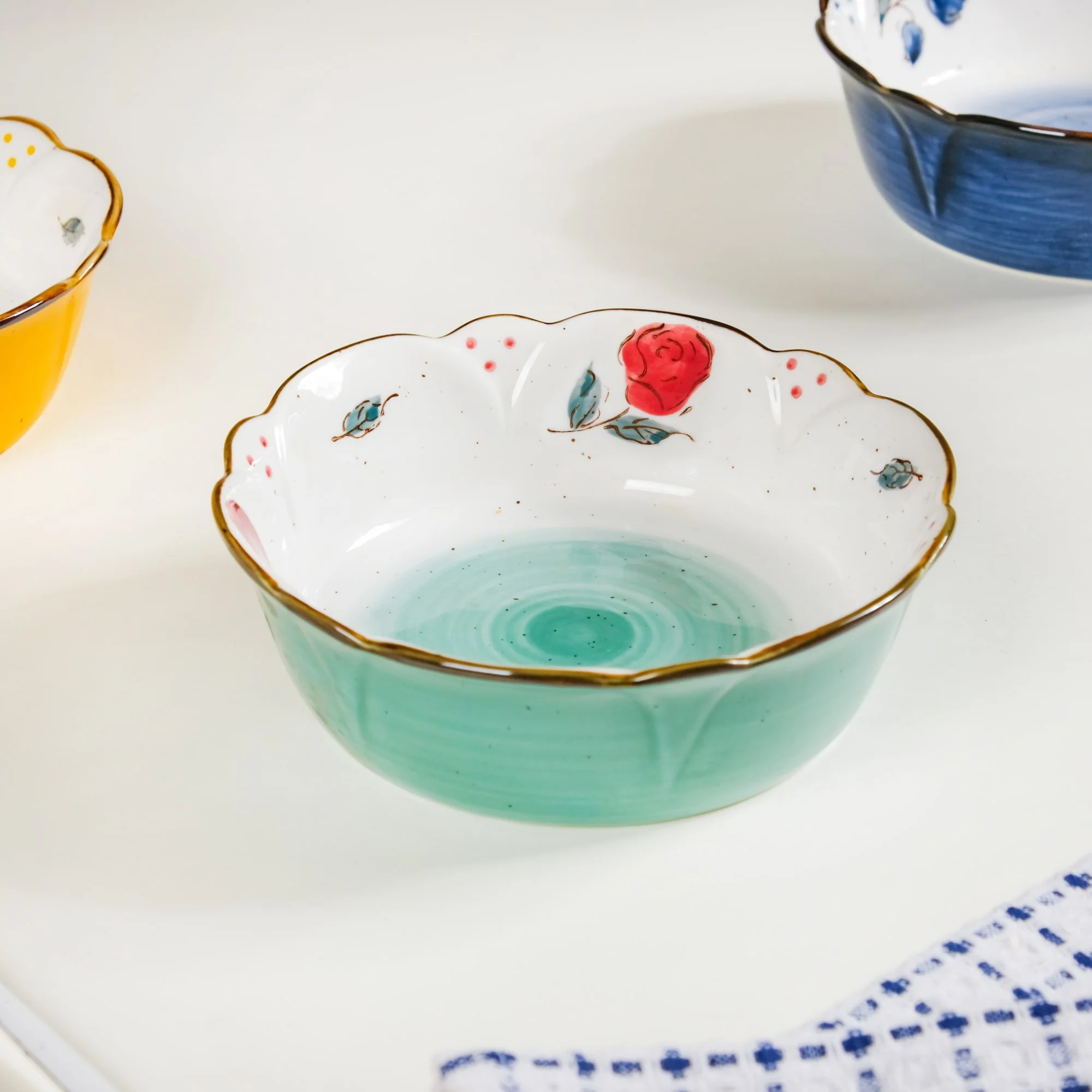 Printed Ceramic Serving Bowl 300 ml - Image 16