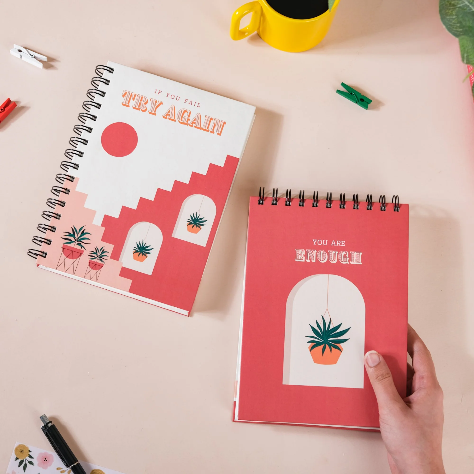 Printed Hardbound Planner And Notepad Set - Image 2