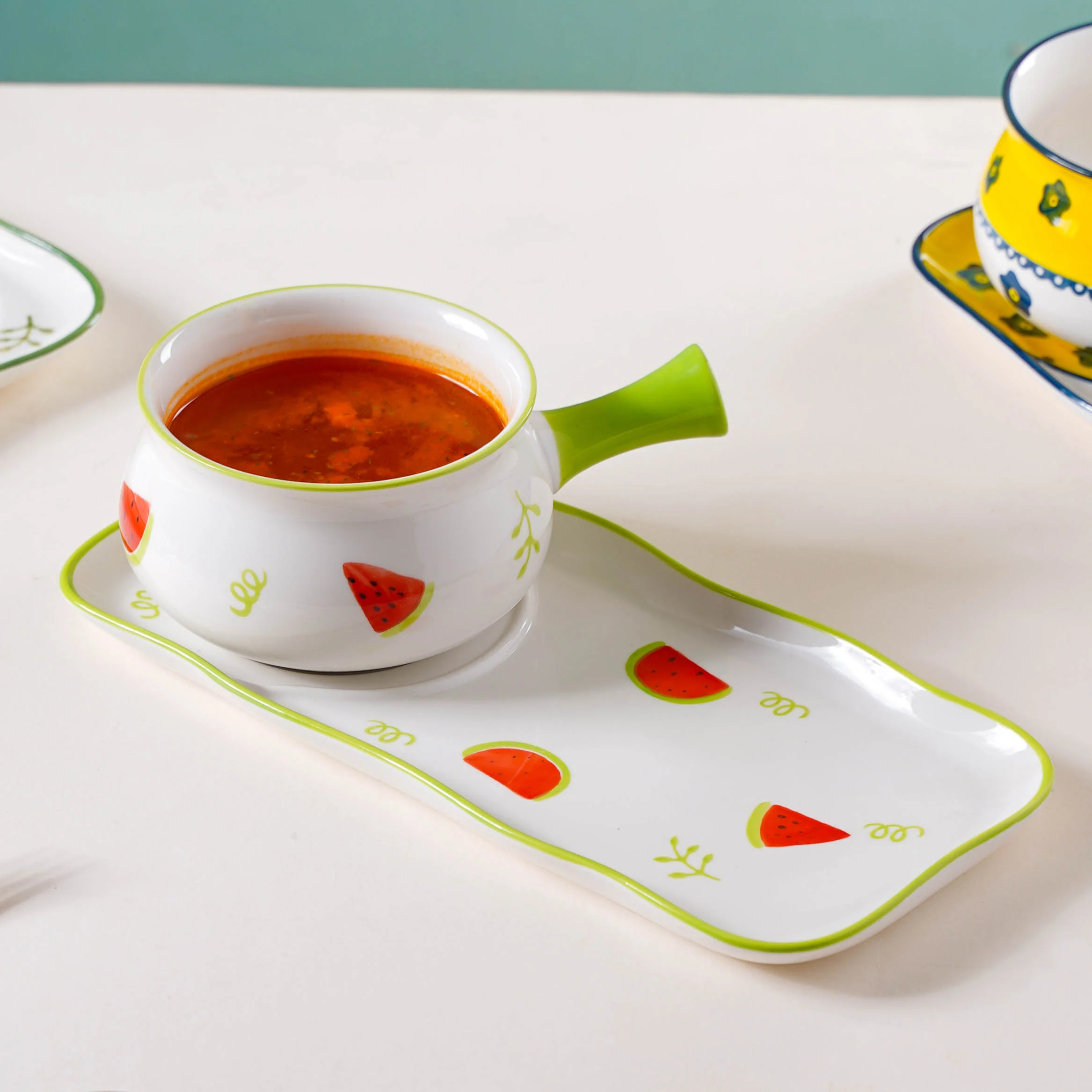 Printed Pot and Plate Set - Image 5