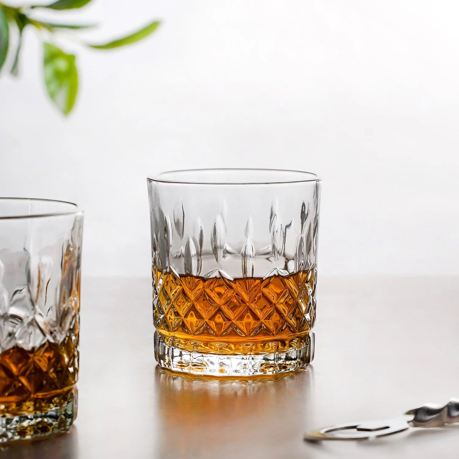Prism Cut Whiskey Glass Set Of 6 230ml