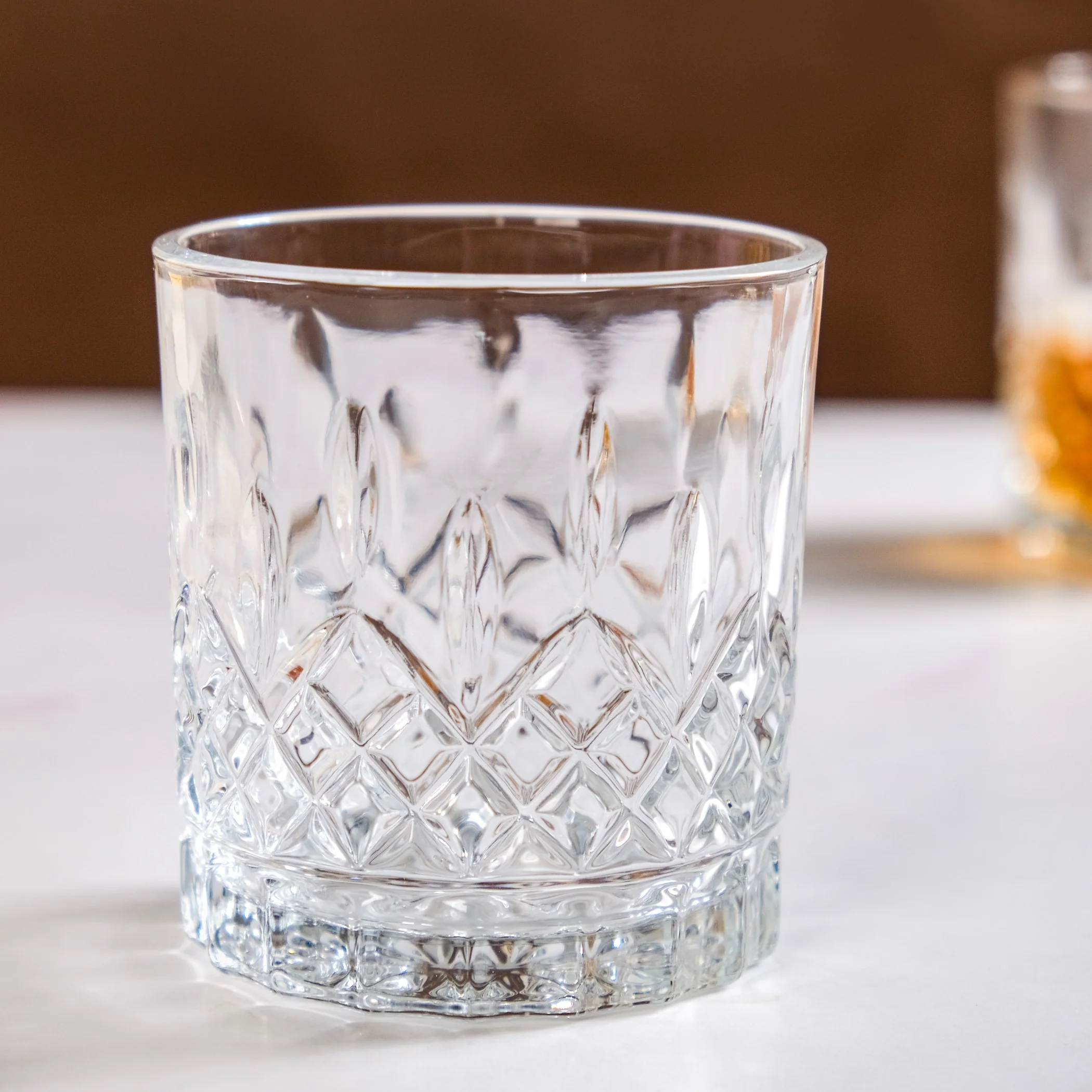 Prism Cut Whiskey Glass Set Of 6 230ml - Image 8
