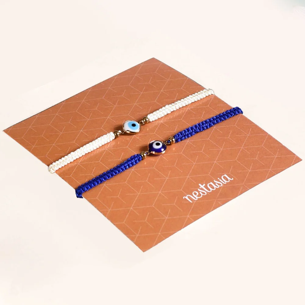 Protective Evil Eye Amulet Bracelet Set Of 2 - Image 2