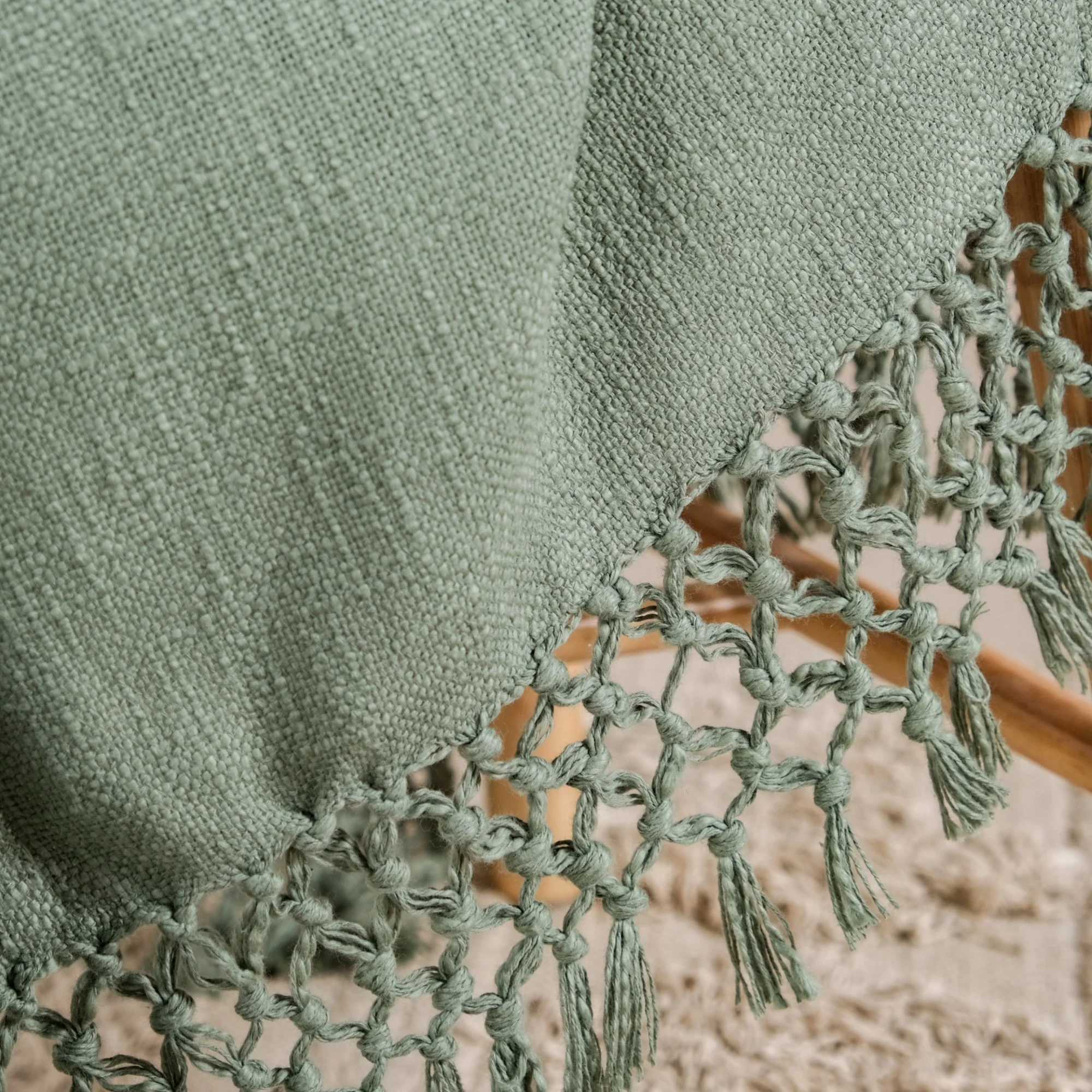 Pure Cotton Woven Throw Blanket - Image 3