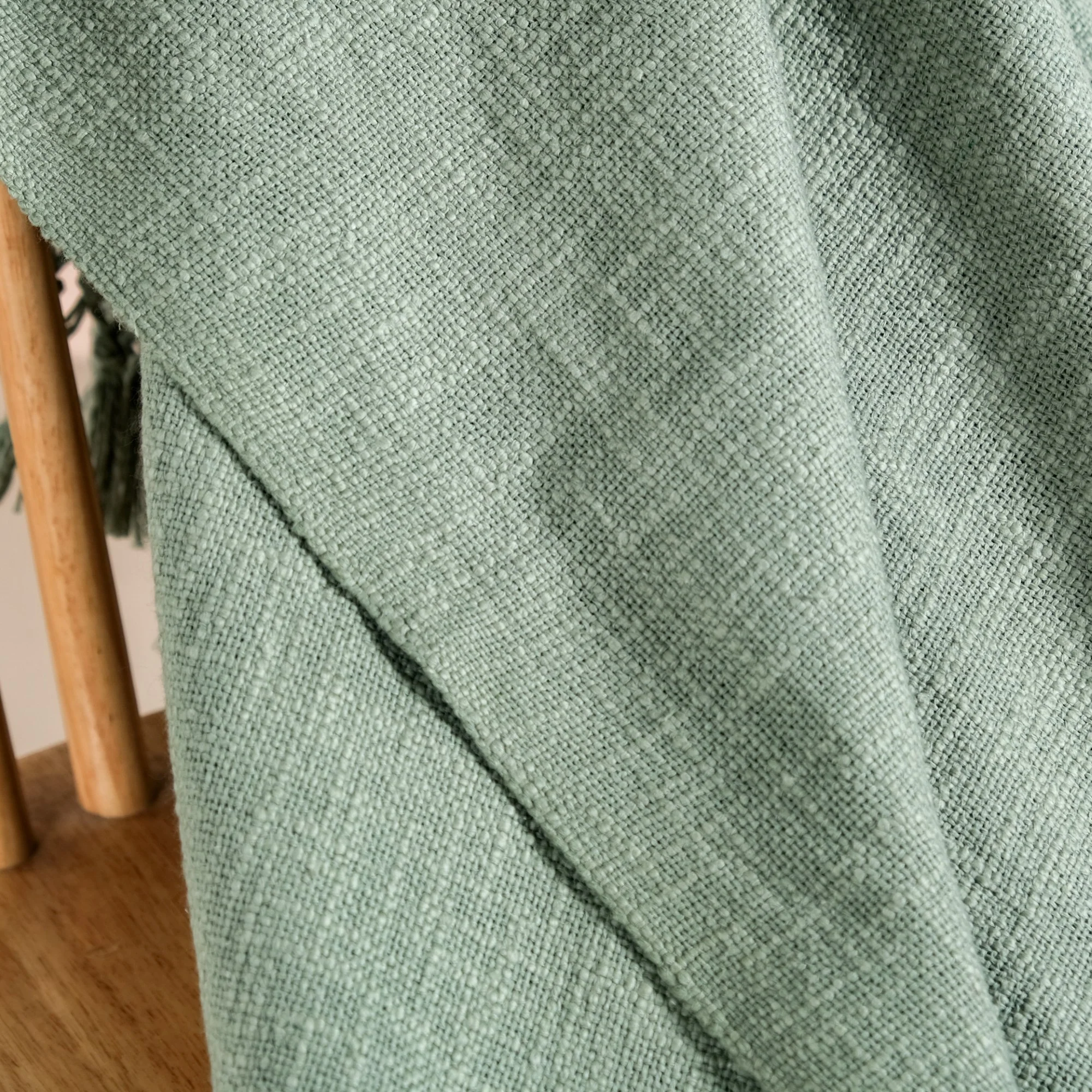 Pure Cotton Woven Throw Blanket - Image 7