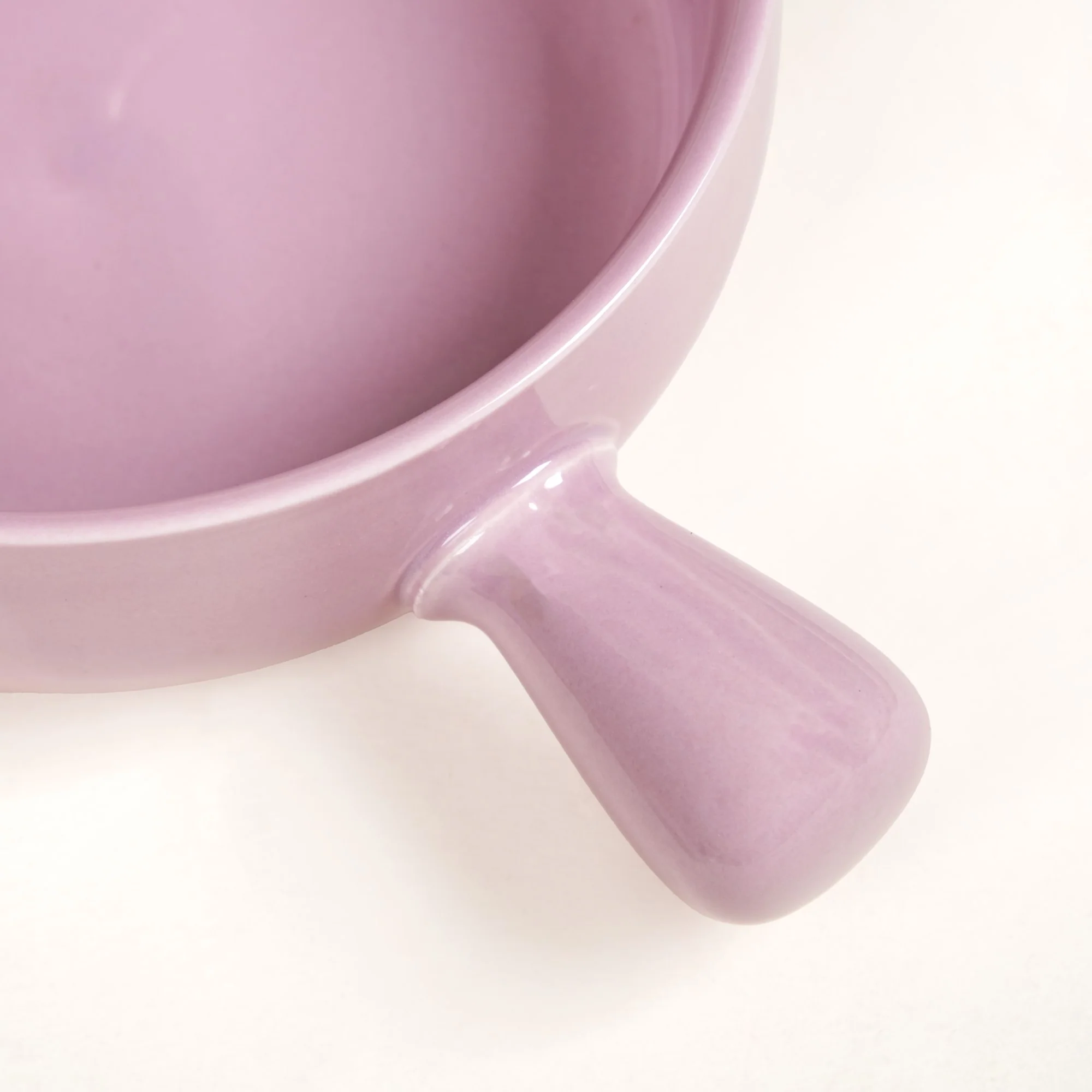 Purple Ceramic Bowl With Handle 700ml - Image 8