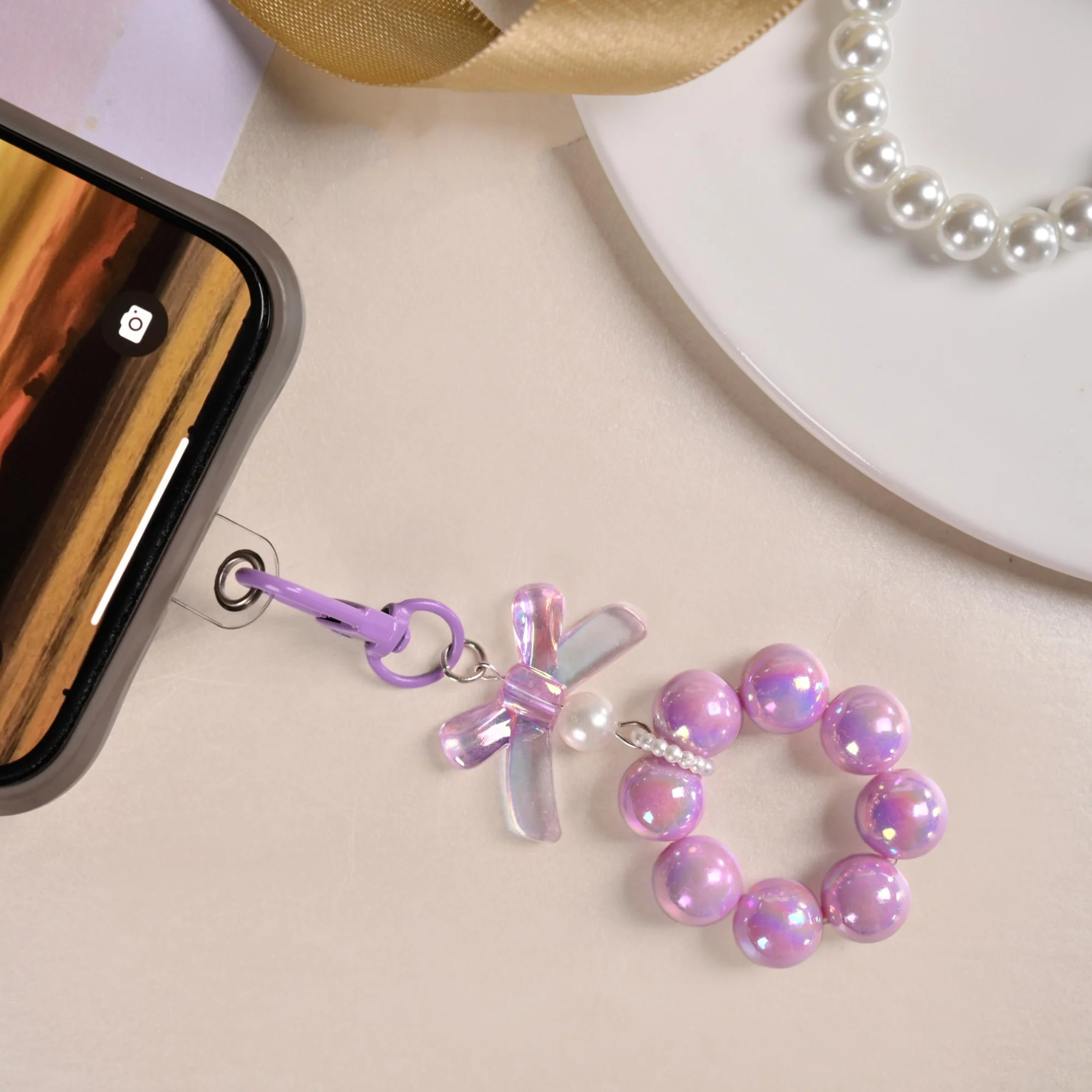 Purple Paradise Hoop Keychain - Image 8