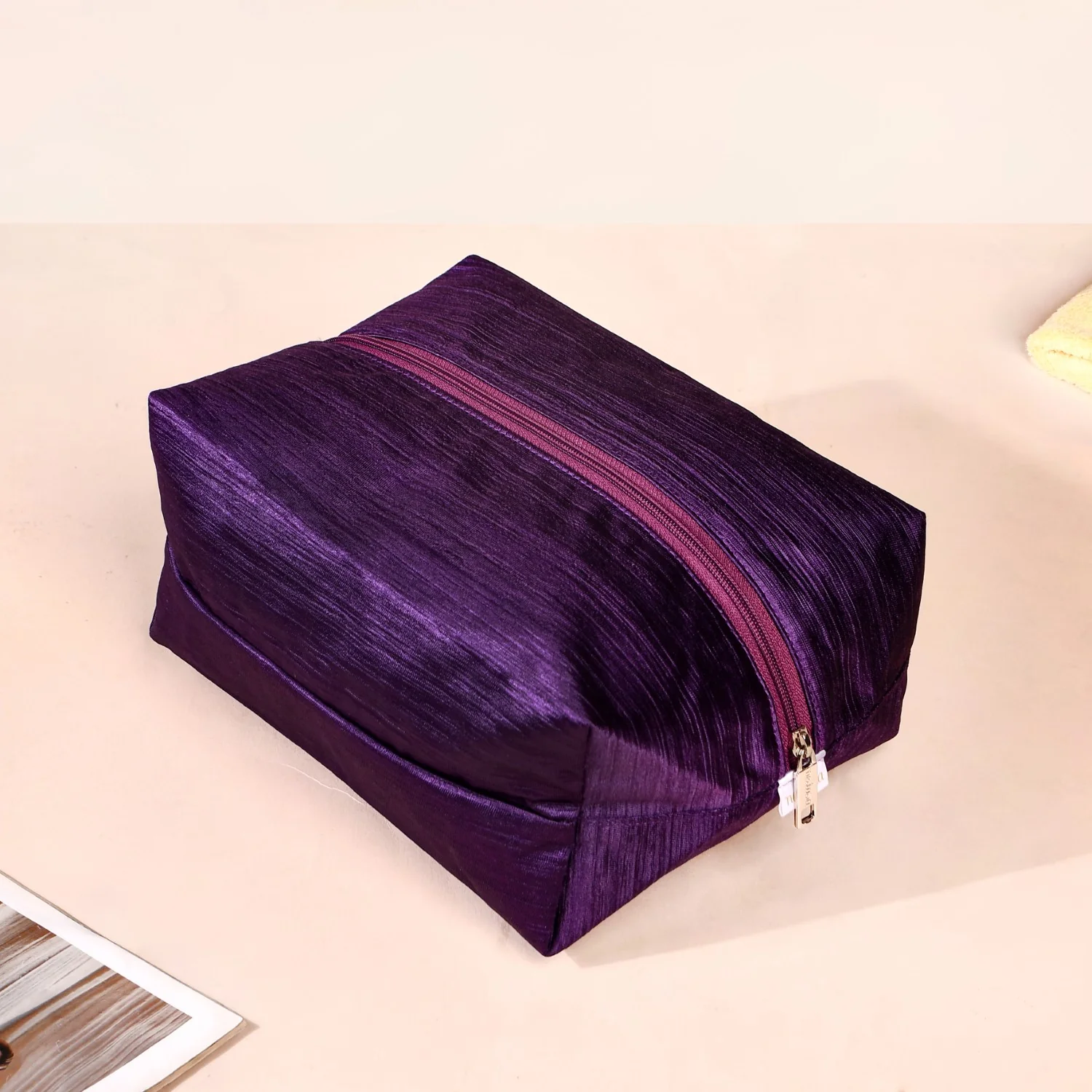 Purple Zippered Travel Shoe Bags Small Set Of 3 - Image 7