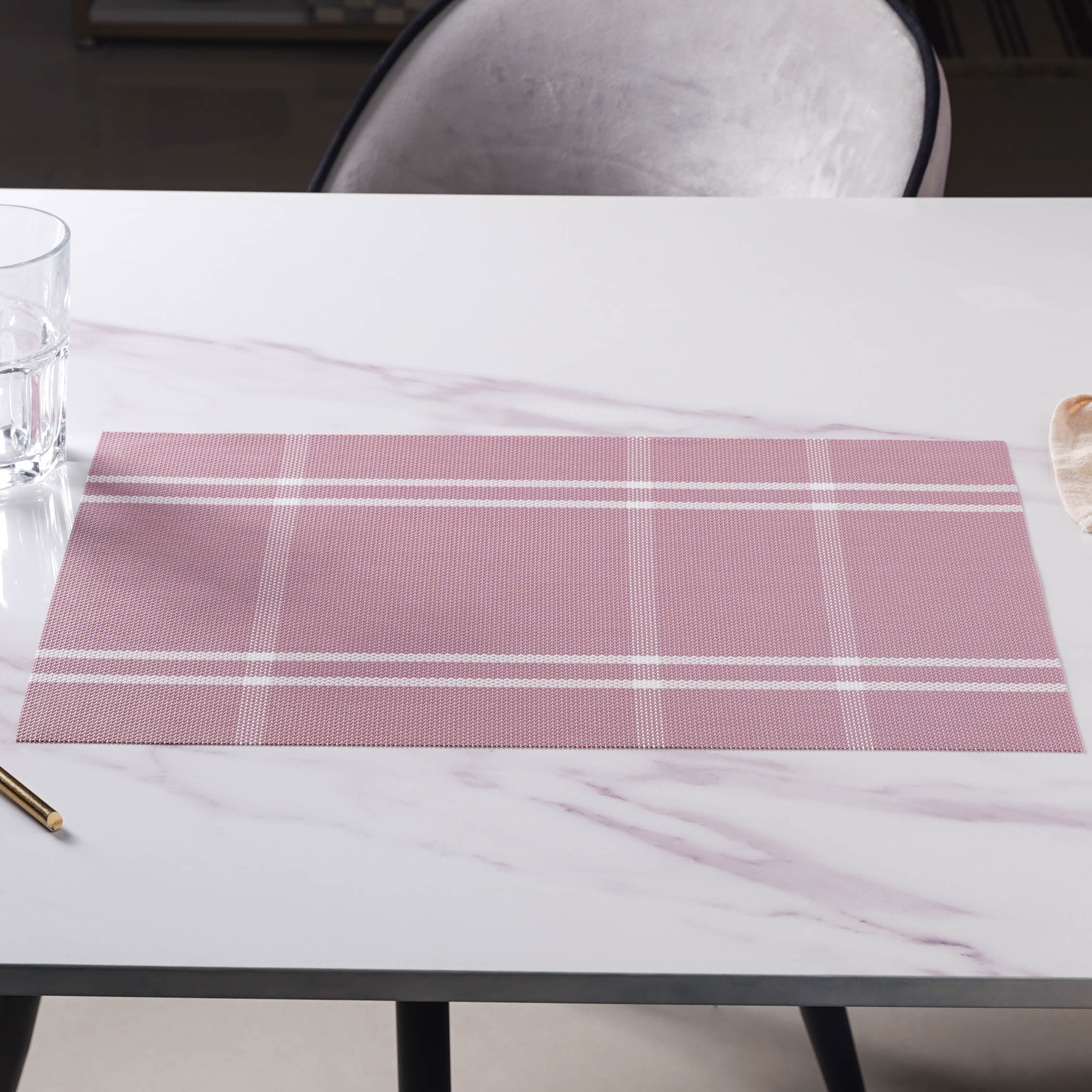 PVC Dining Table Mat Set Of 6 - Image 8