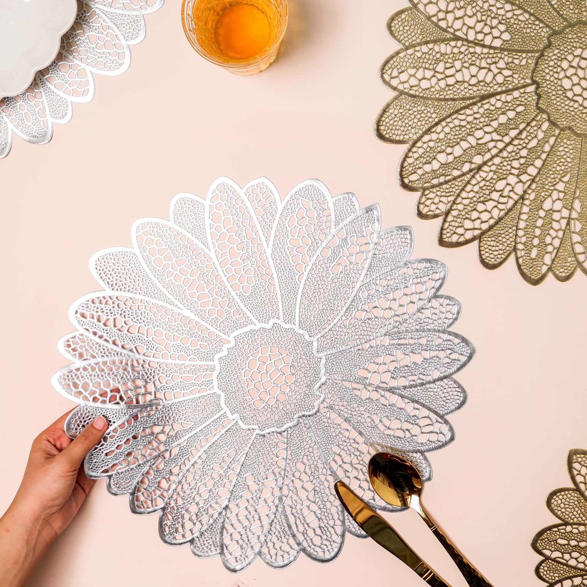 PVC Floral Placemat Set of 2 - Image 10