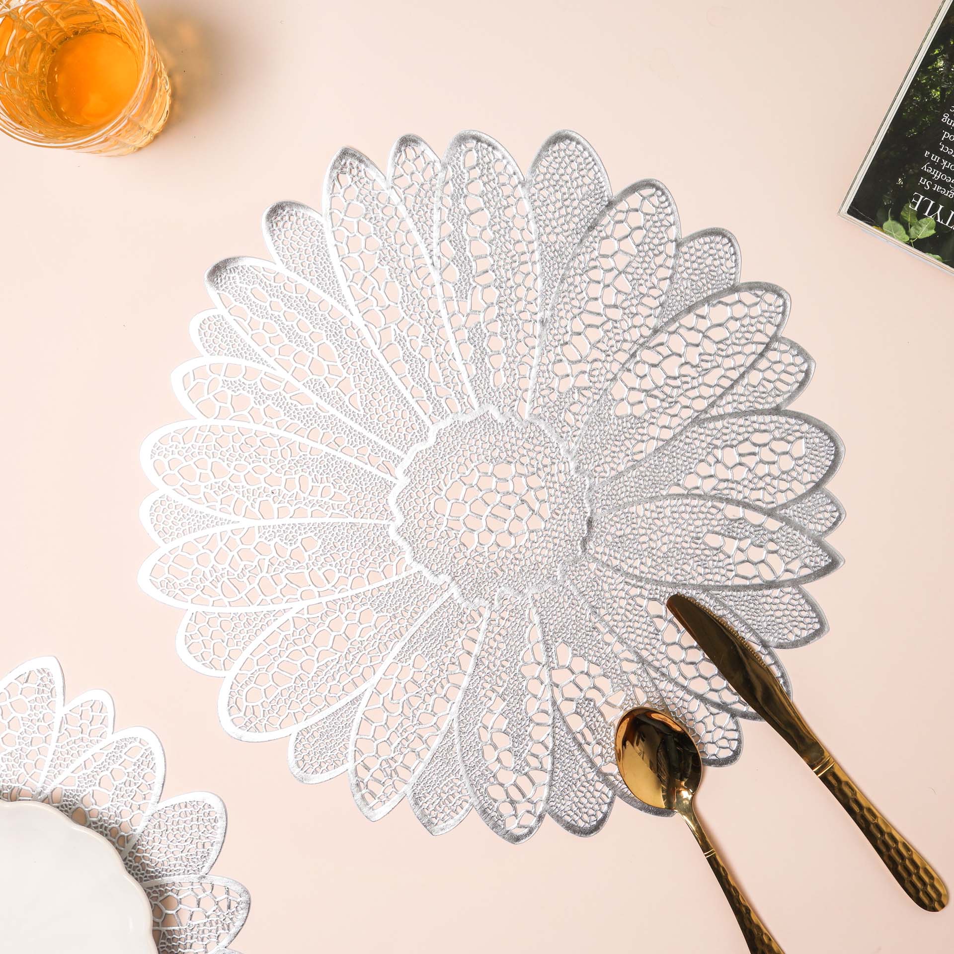 PVC Floral Placemat Set of 2 - Image 3