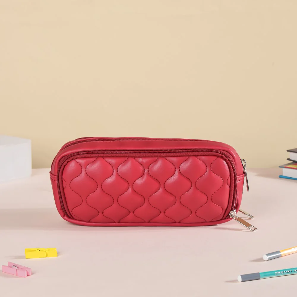 Multipurpose Stationery Bag Red - Image 11