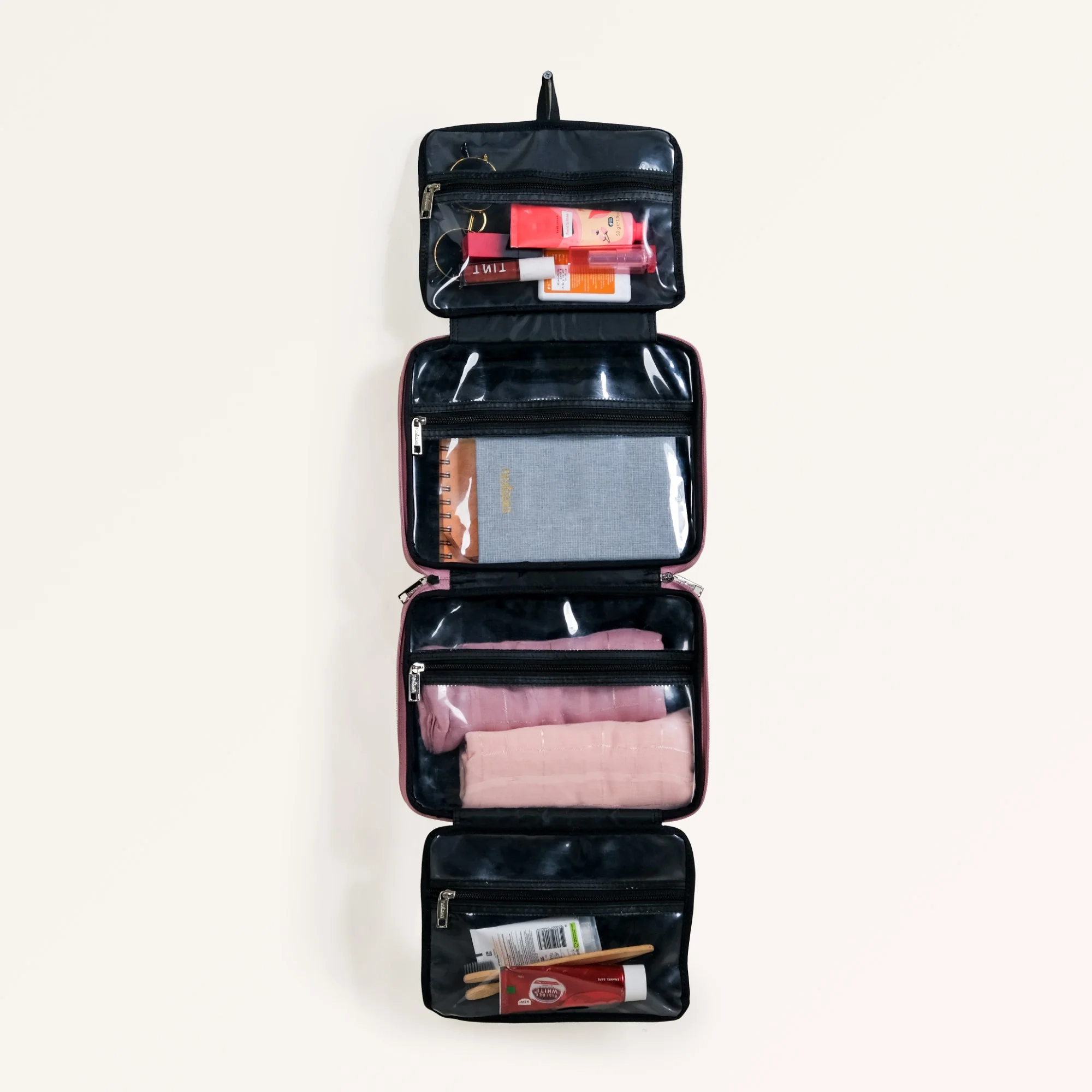 Quilted Travel Organiser Pink - Image 8