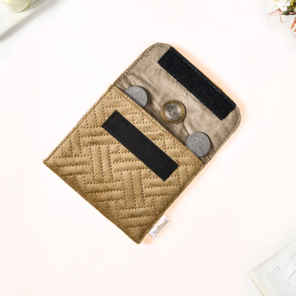 Quilted Versatile Small Makeup Pouch Set Of 4 - Image 3