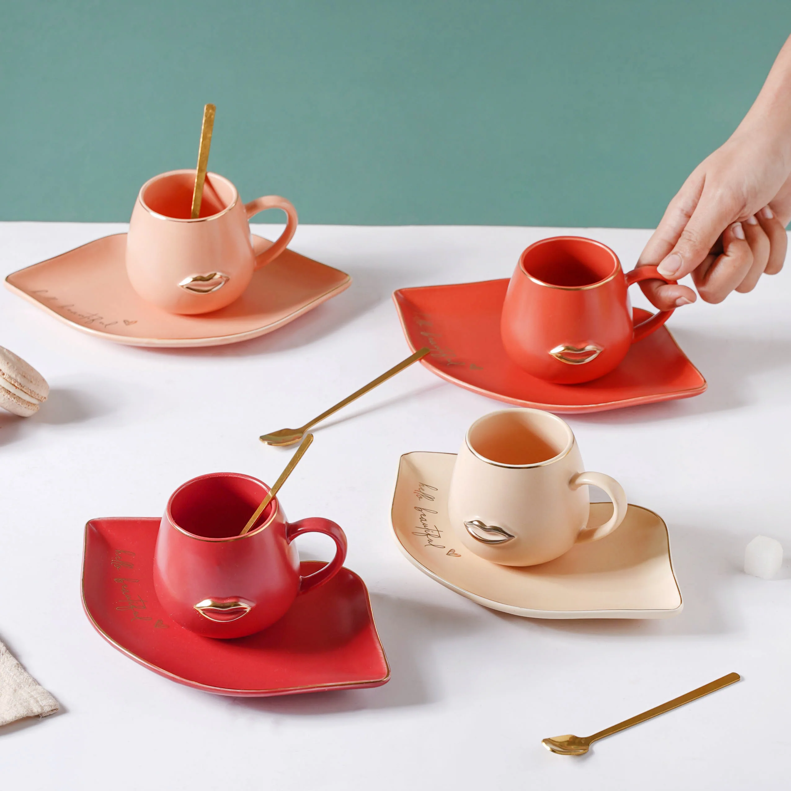 Quirky Cup and Plate Set - Image 6