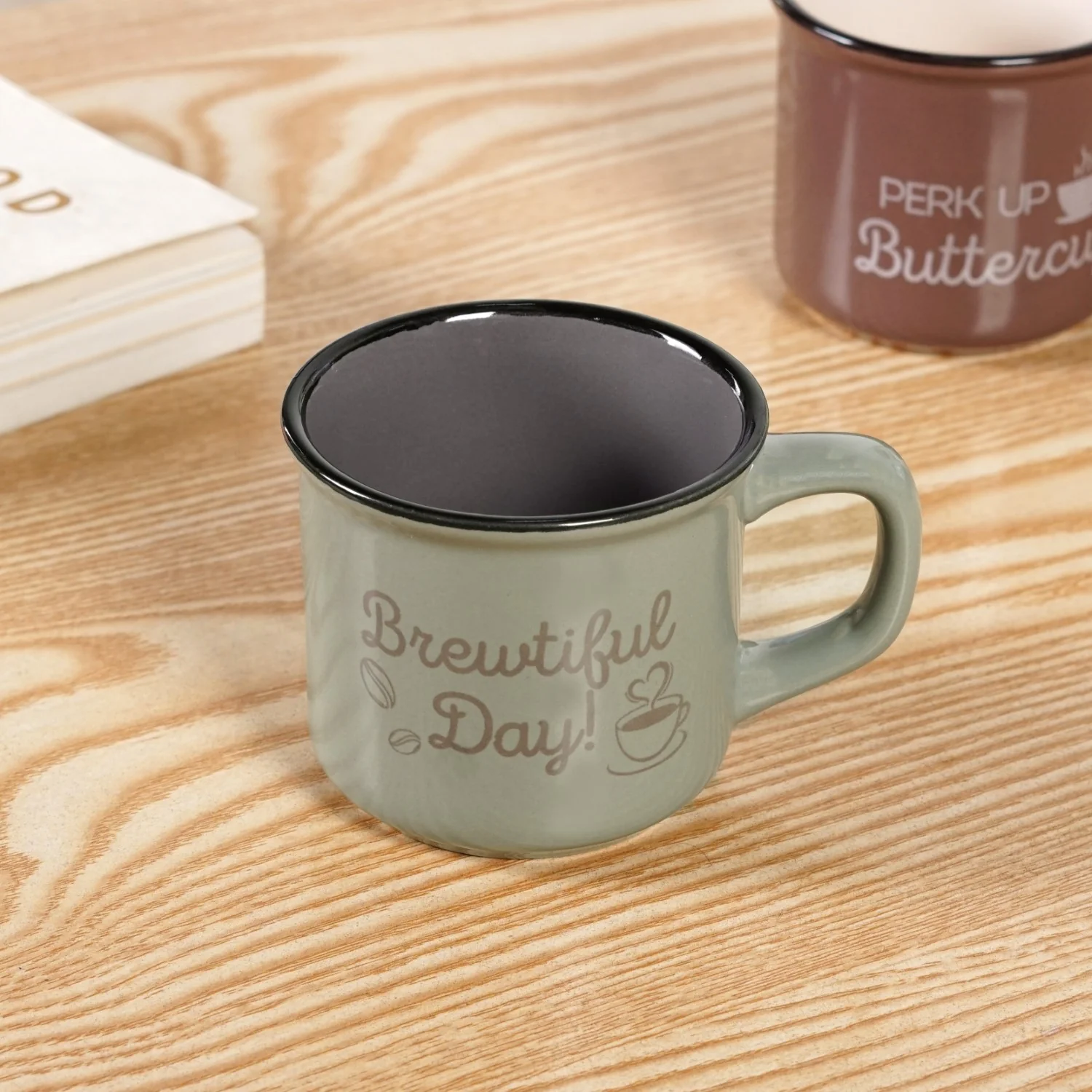 Quirky Quotes Coffee Mugs Set Of 4 170ml - Image 5