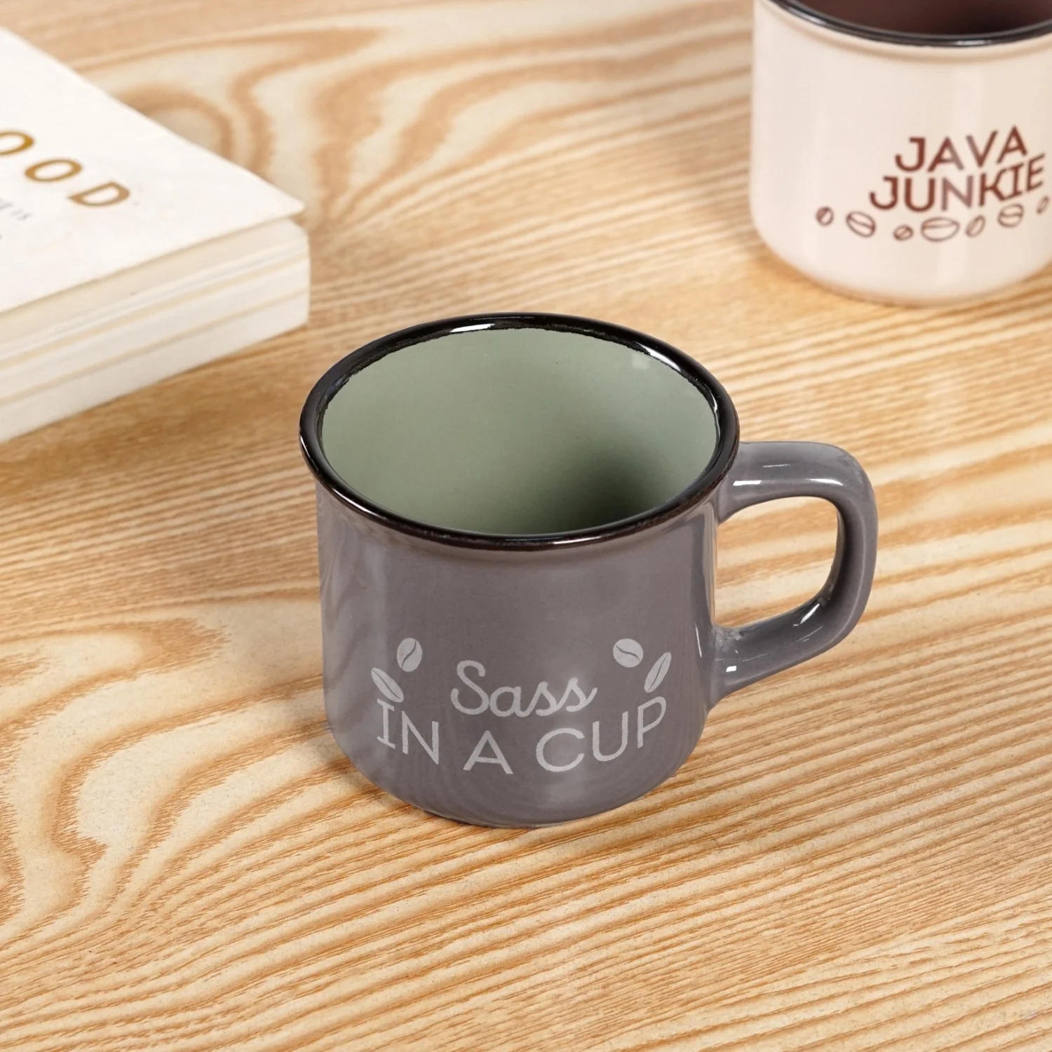 Quirky Quotes Coffee Mugs Set Of 4 170ml - Image 8