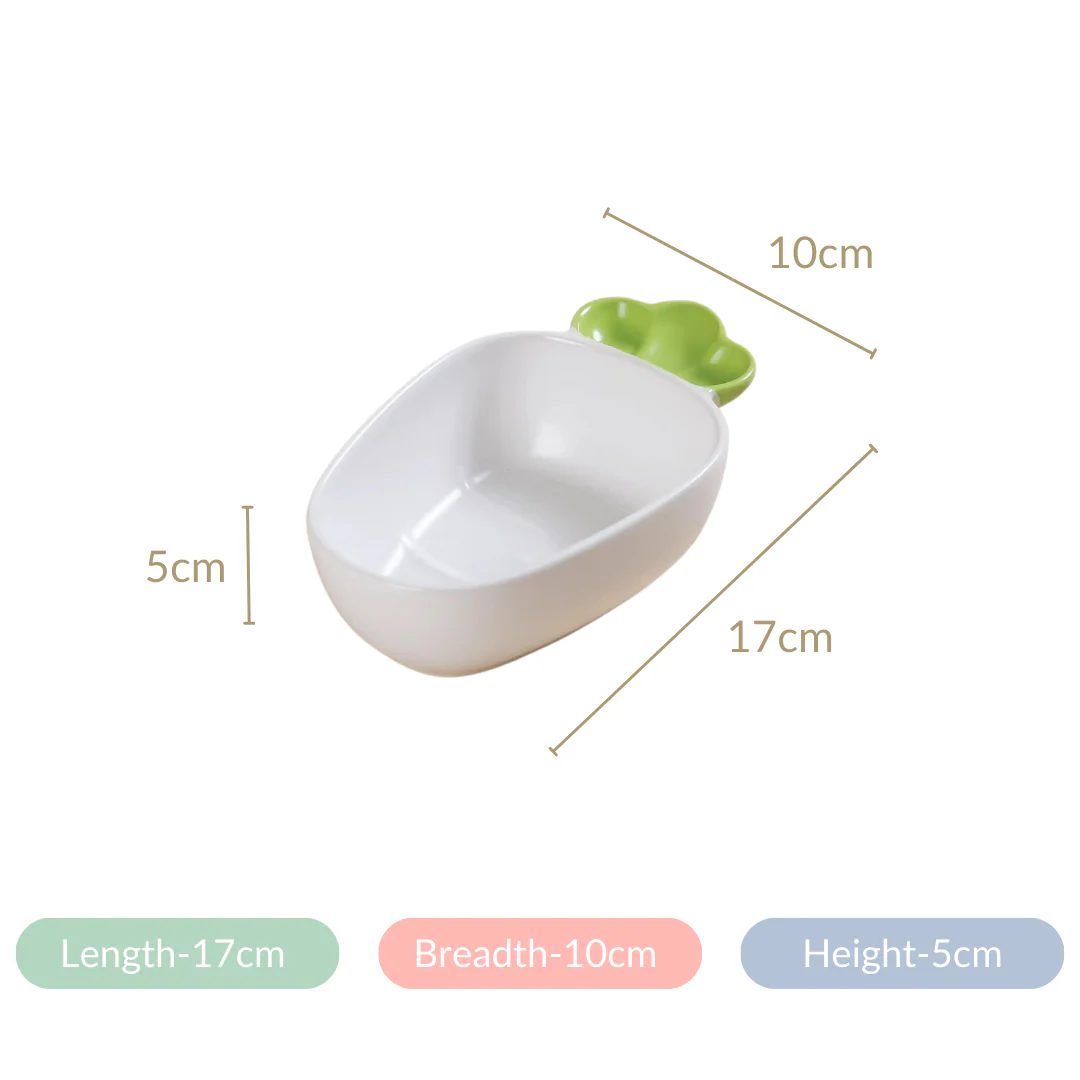 Radish Snack Dish White 300 ml - Image 8