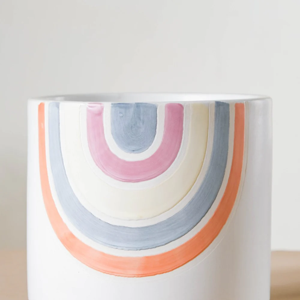 Rainbow Round Pot Large - Image 5