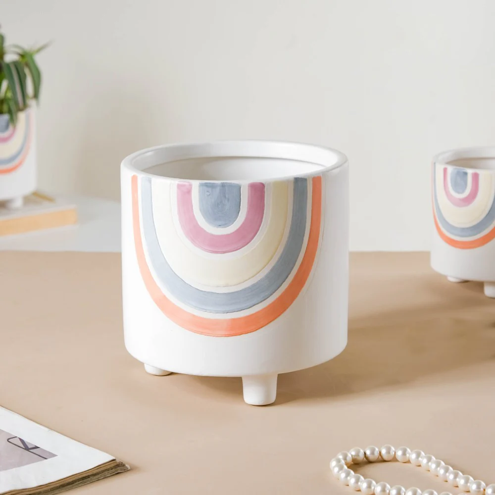 Rainbow Round Pot Large - Image 6