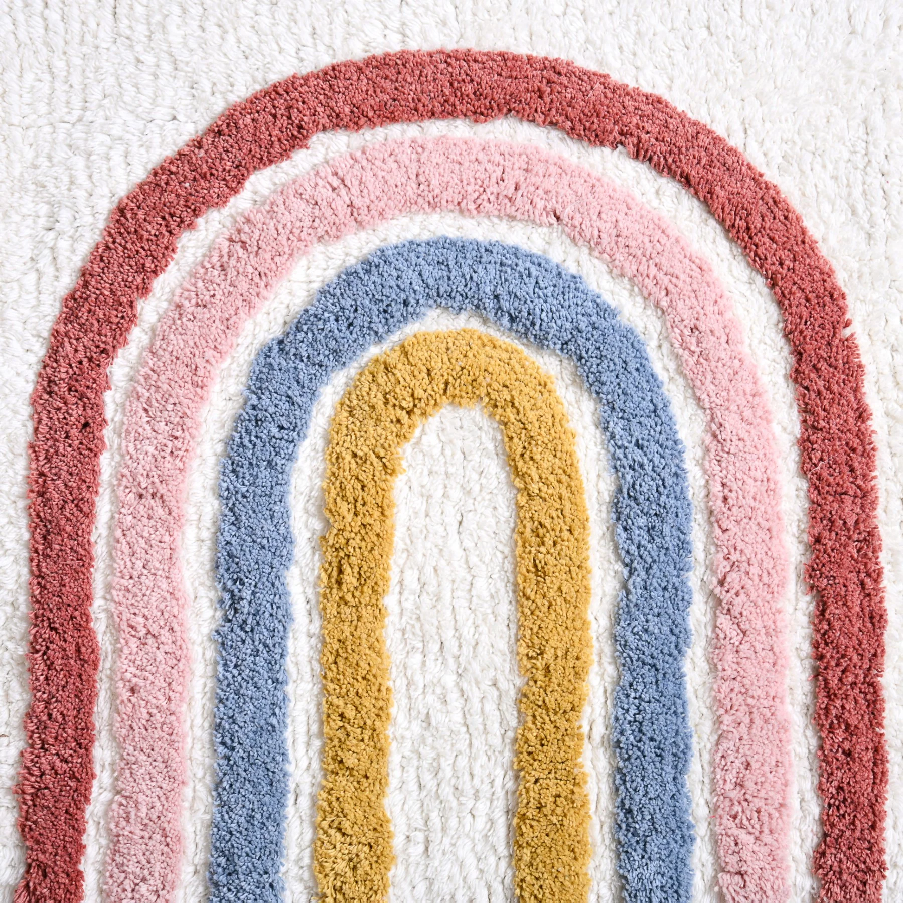 Rainbows With Tassels Cotton Anti Slip Floor Mat 84x51cm - Image 6