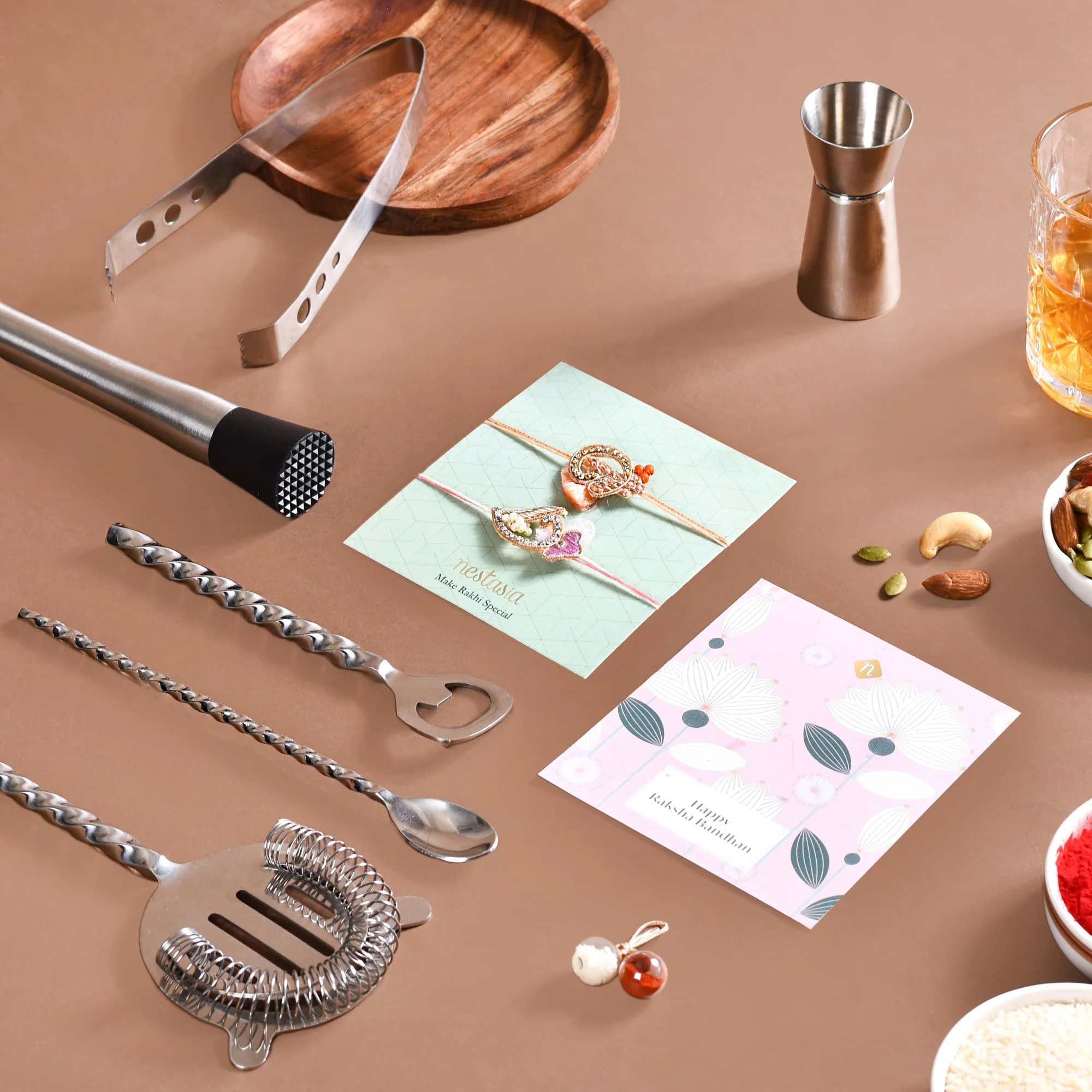 Raise A Toast Festive Rakhi Hamper - Image 4