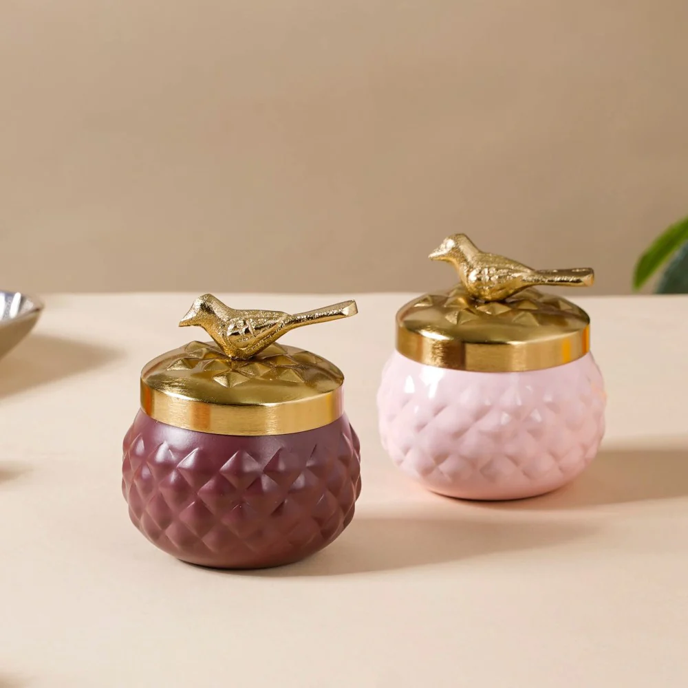 Silver Platter And Jars Gift Set - Image 2