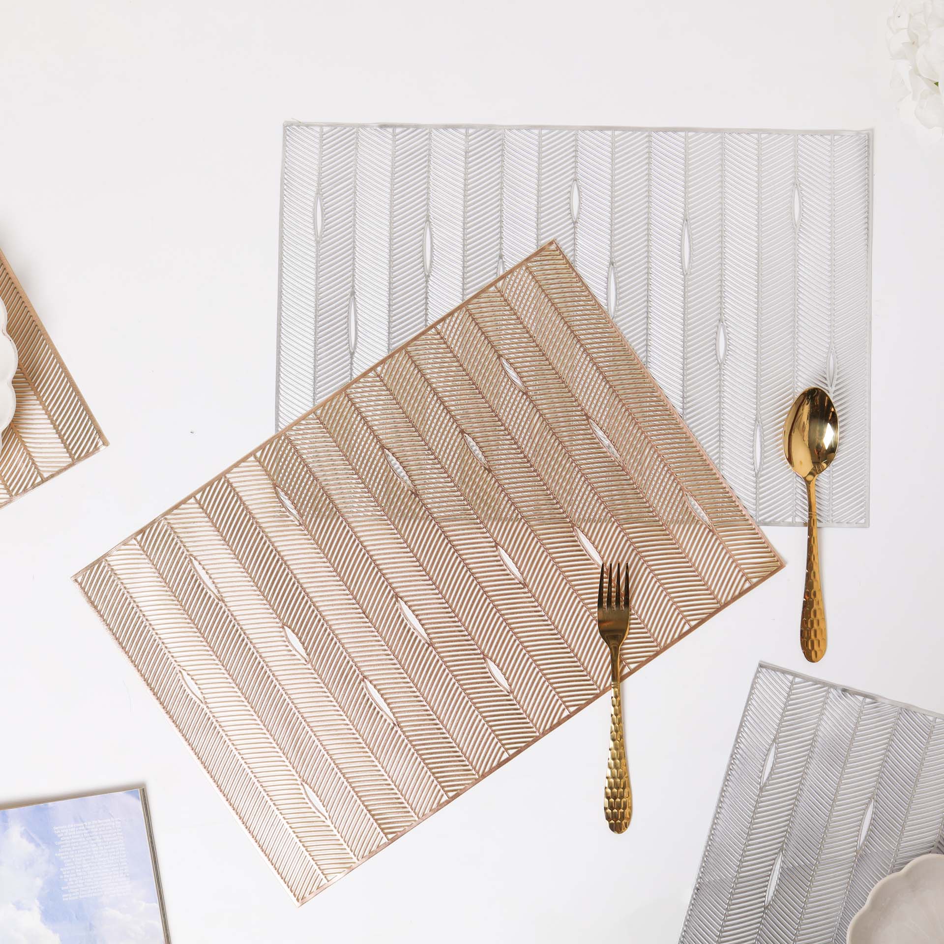Rectangular PVC Placemat Set of 2 - Image 3