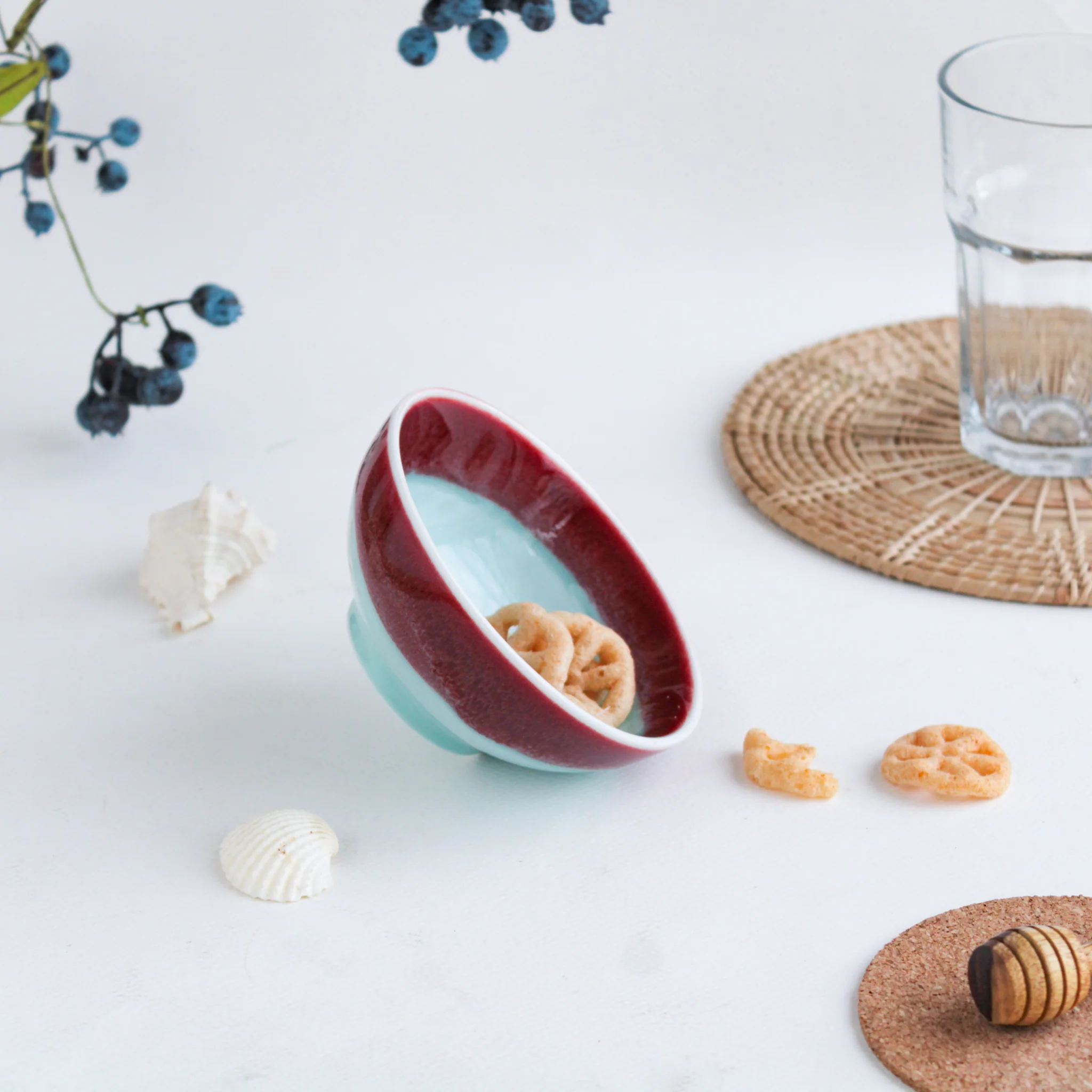 Red And Blue Bowl - Set of 2 200 ml - Image 6