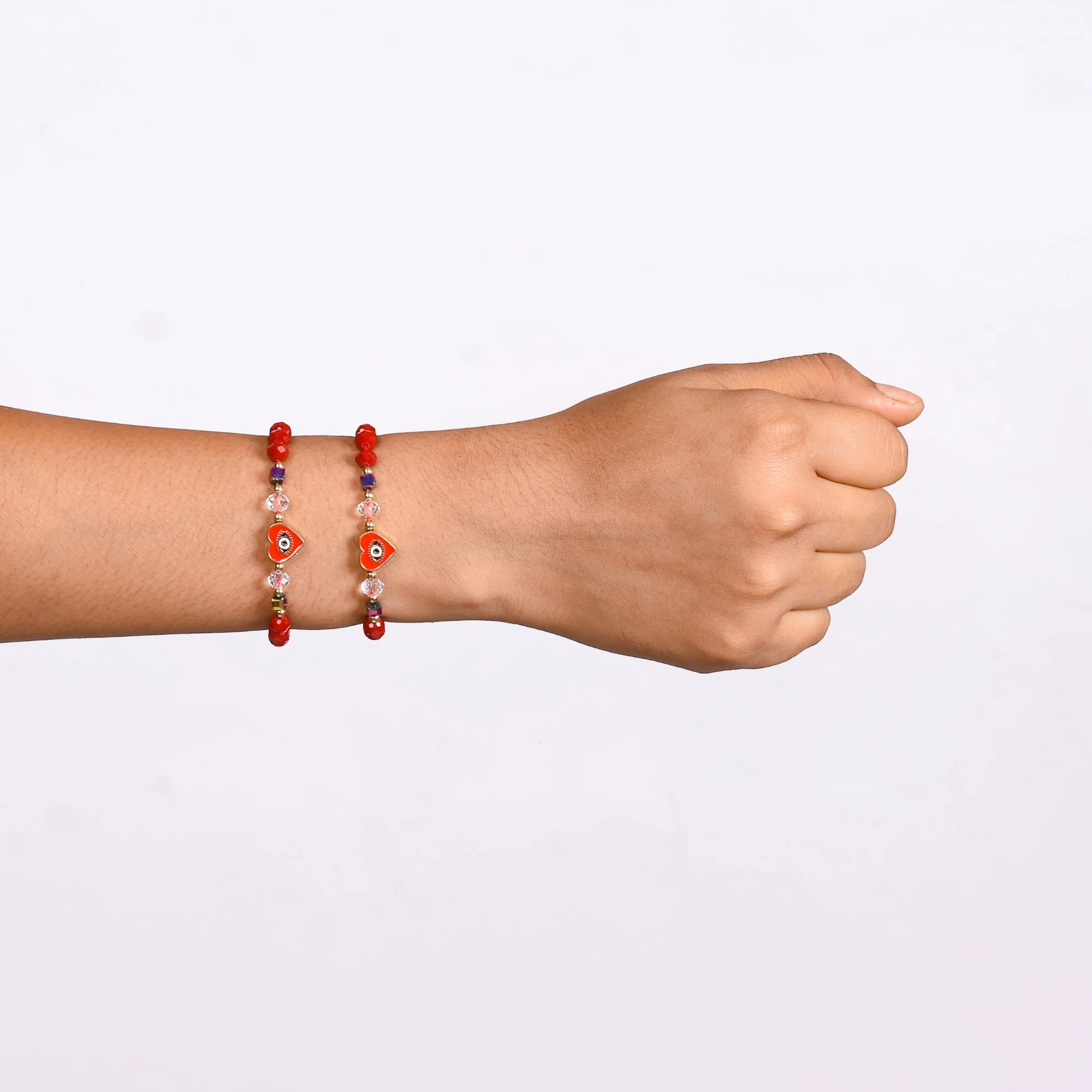 Red Divine Hamsa Protective Bracelet - Image 2