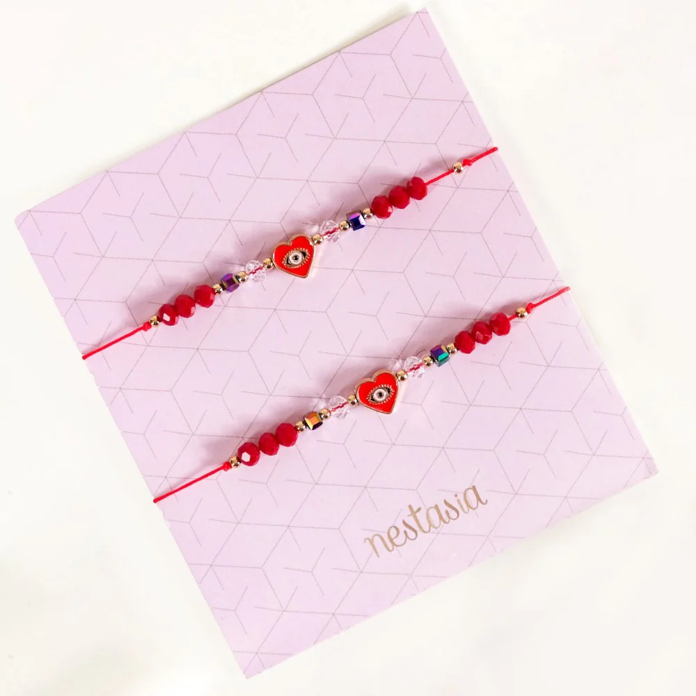 Red Divine Hamsa Protective Bracelet - Image 4