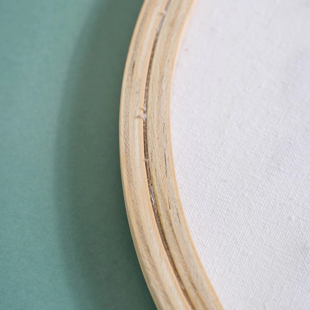Red Mushrooms Hand Embroidered Hoop Wall Decor 10 Inch - Image 7