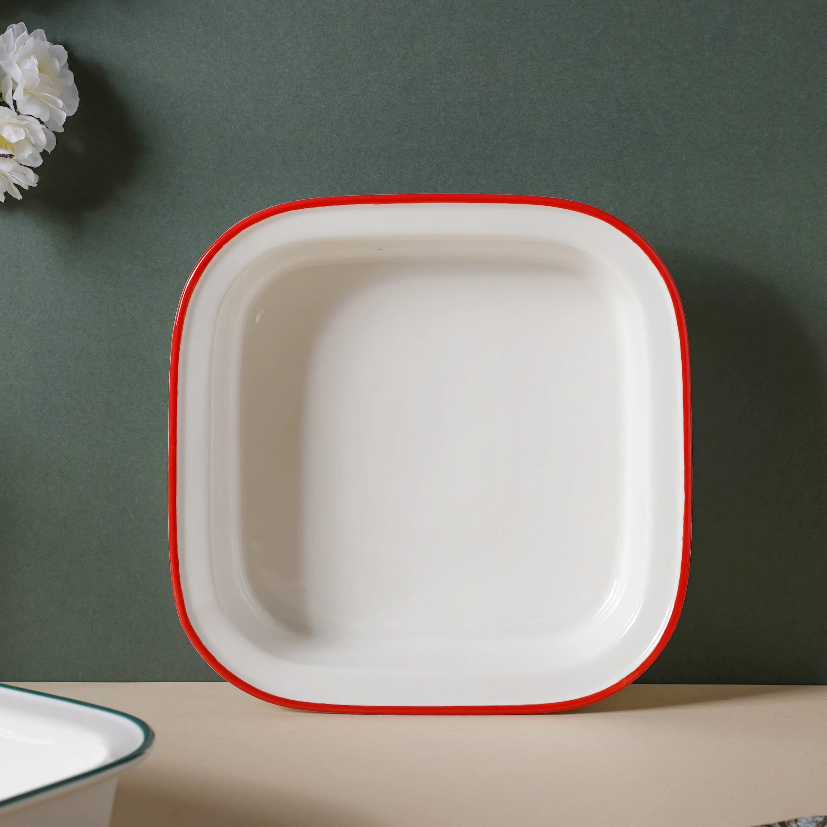Red Toujours 21 Piece Pasta Snack Set For 6 - Image 4