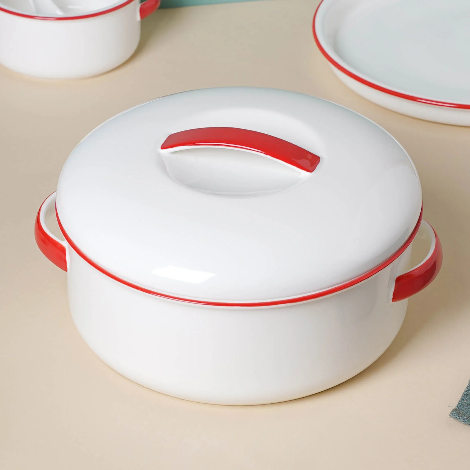 Red Toujours 31 Piece Dinner Set For 6 - Image 15