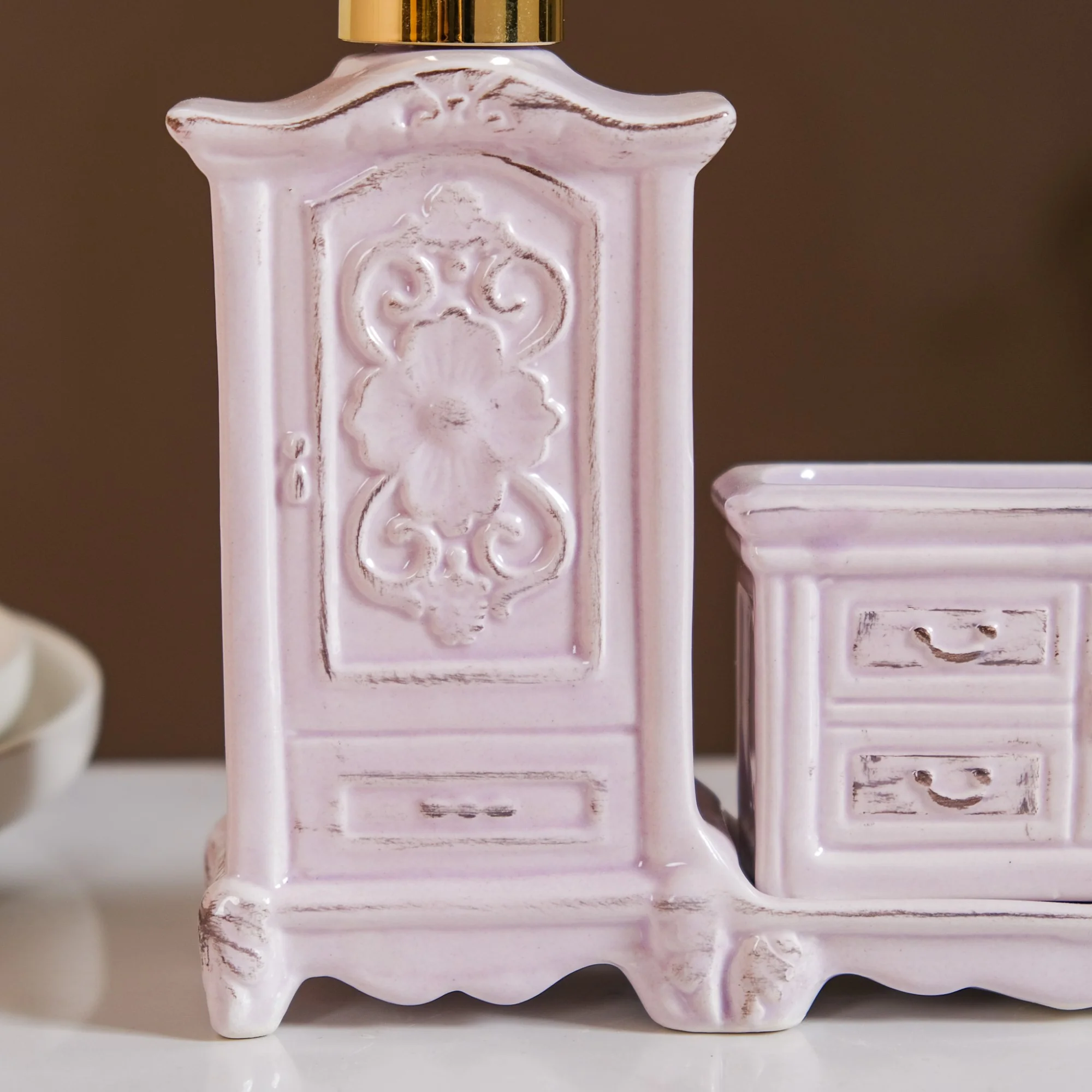 Retro Ceramic Liquid Dispenser Lavender - Image 11