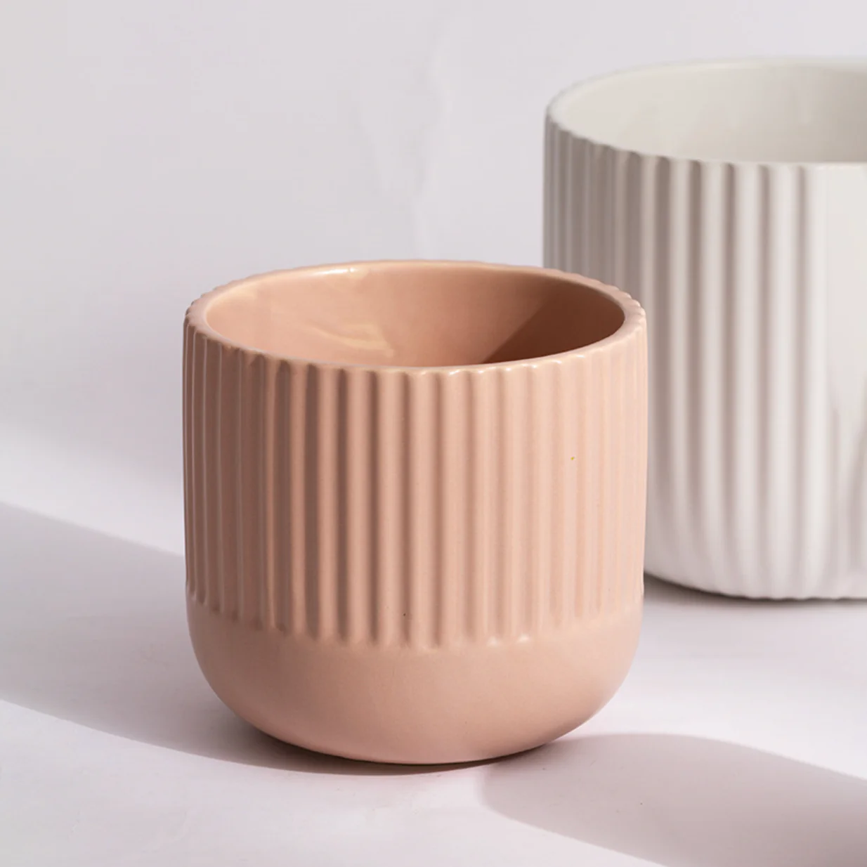 Ribbed Flower Pot - Image 9