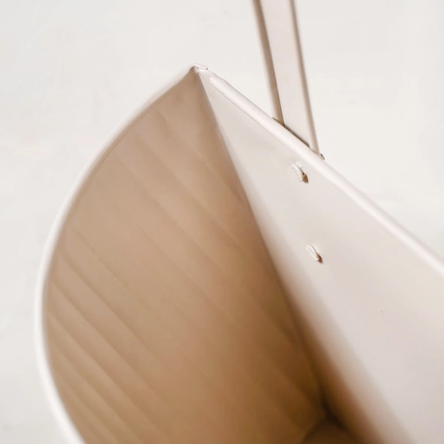 Ribbed Hanging Planter Set Of 2 Taupe - Image 6