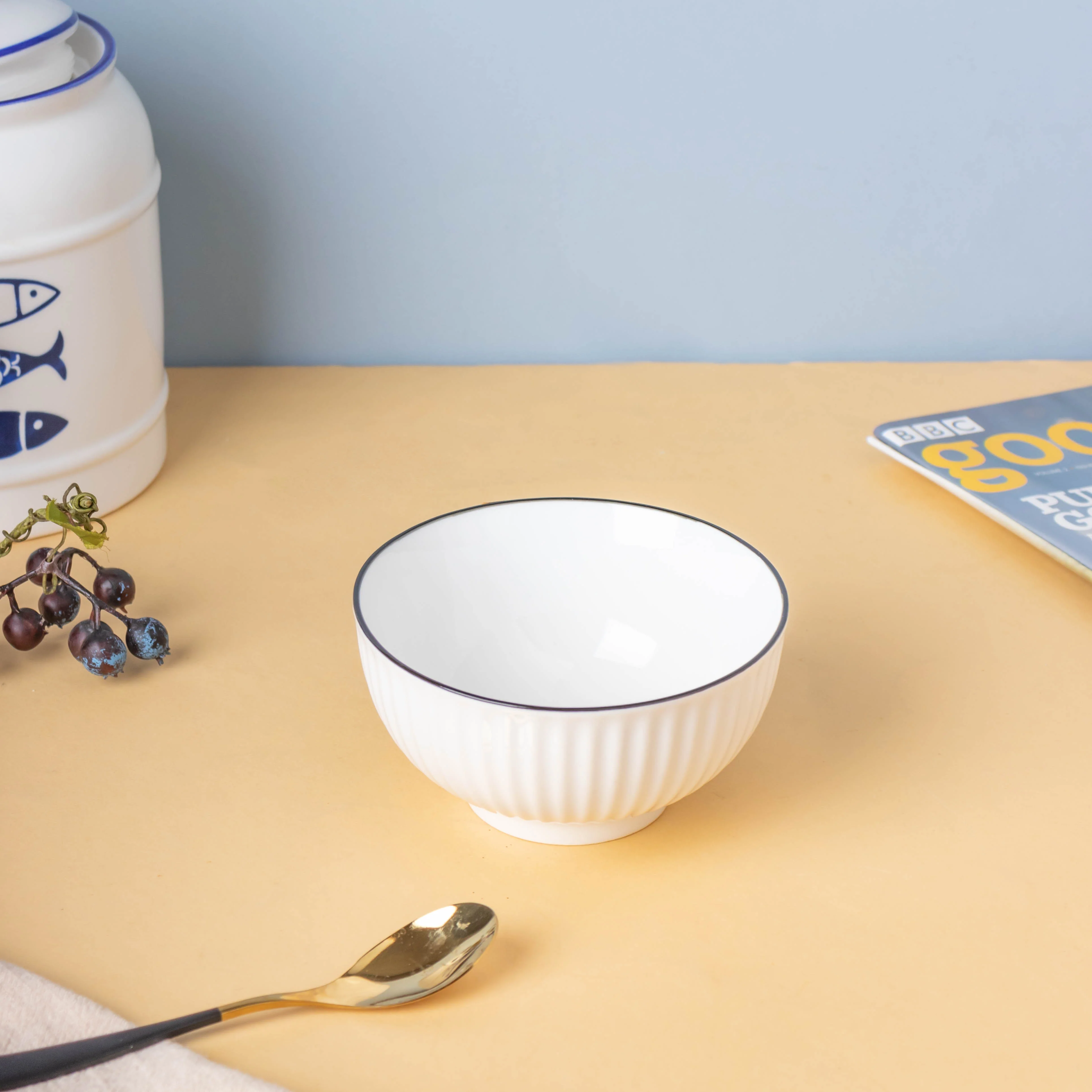 Ribbed Side Bowl 250 ml - Image 5